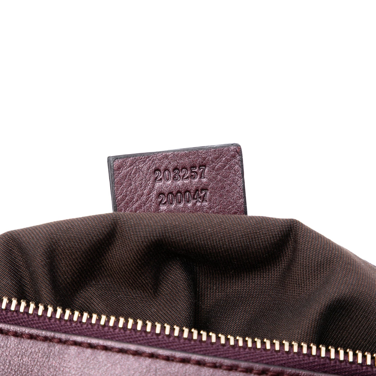 Metallic Guccissima Abbey D Ring Crossbody