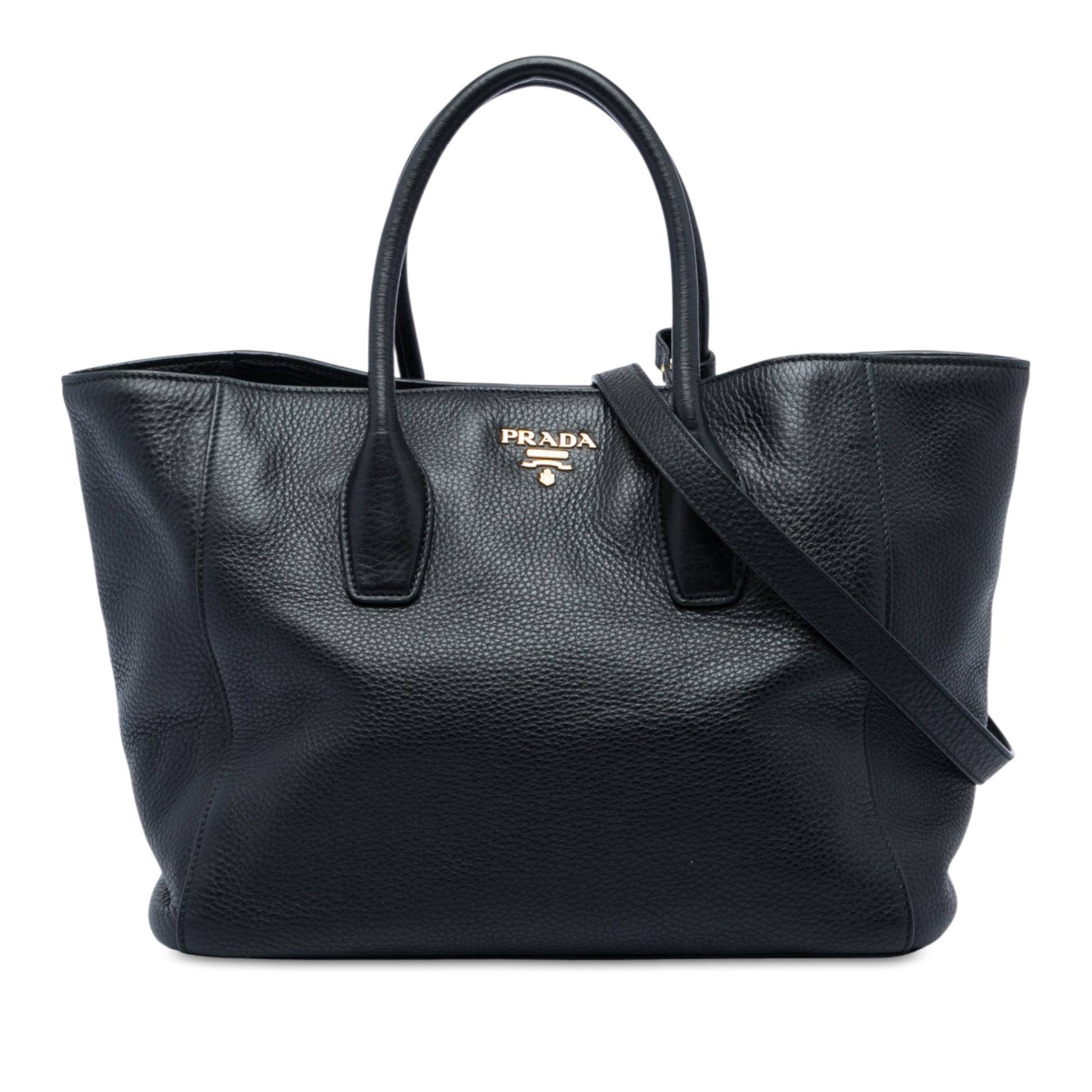 Prada Vitello Daino Convertible Tote