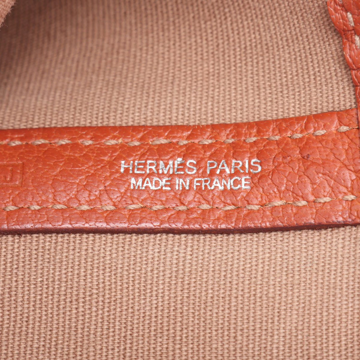 Hermès Toile and Negonda Garden Party 36 — Orange