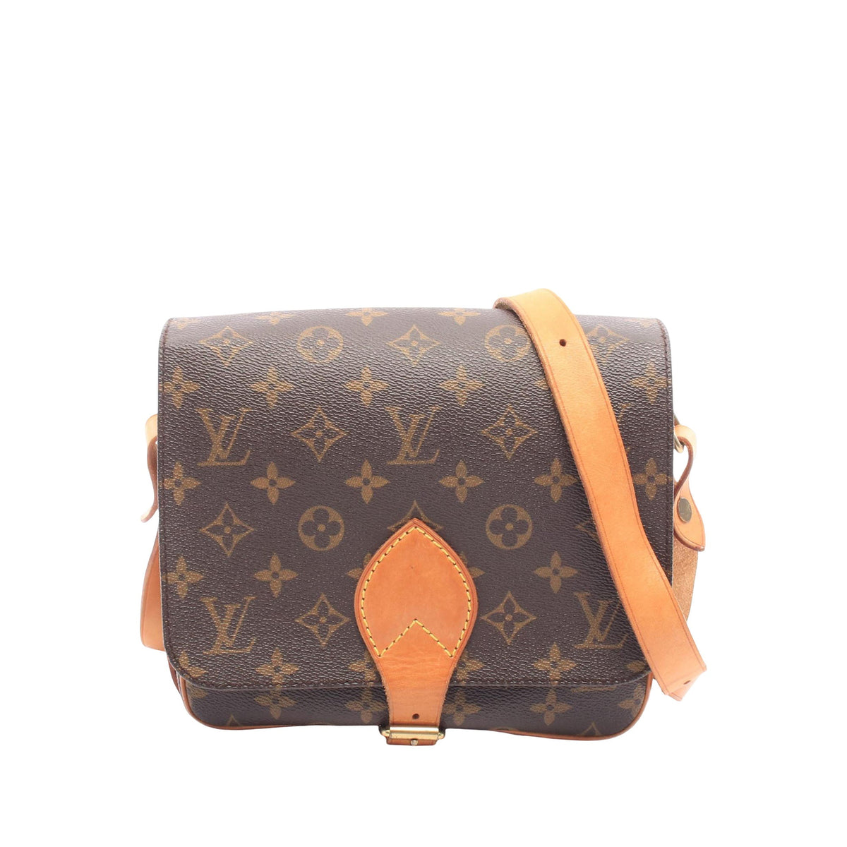 Louis Vuitton Monogram Cartouchiere MM — Brown