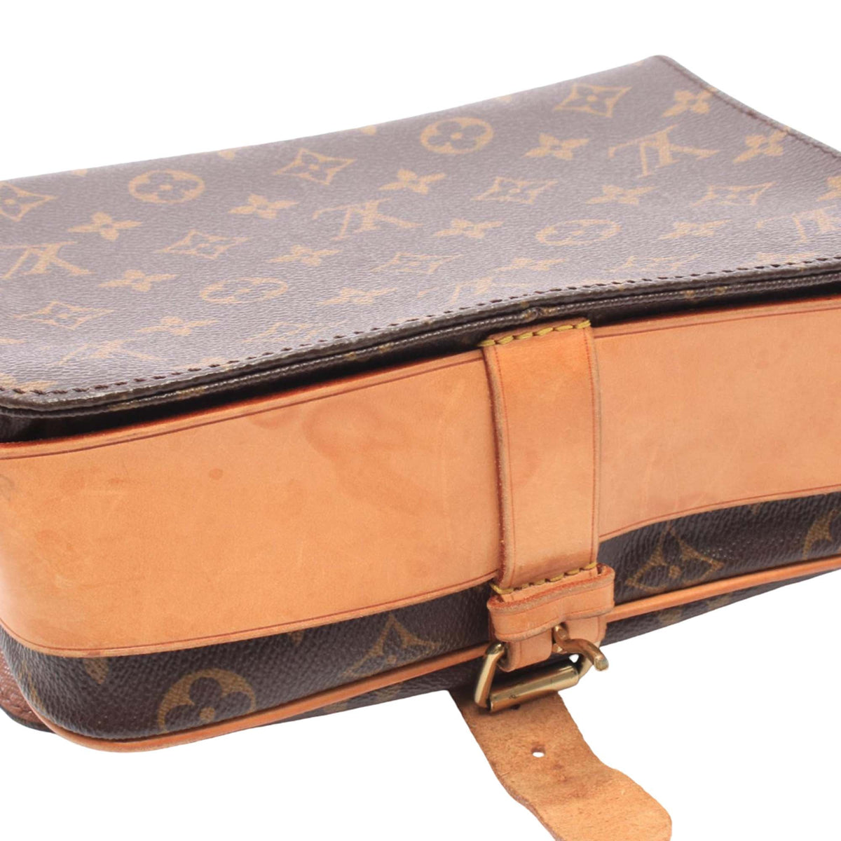 Louis Vuitton Monogram Cartouchiere MM — Brown