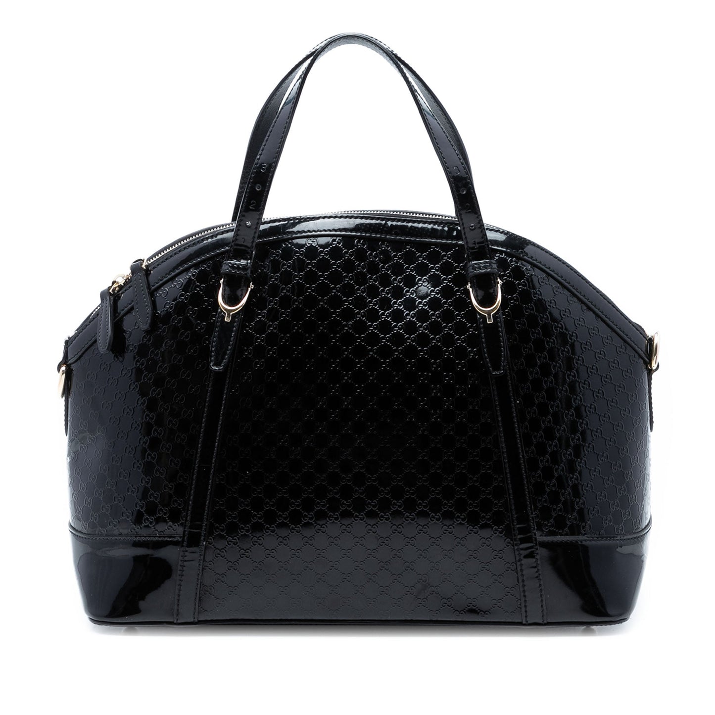Gucci Large Microguccissima Patent Nice Dome Satchel