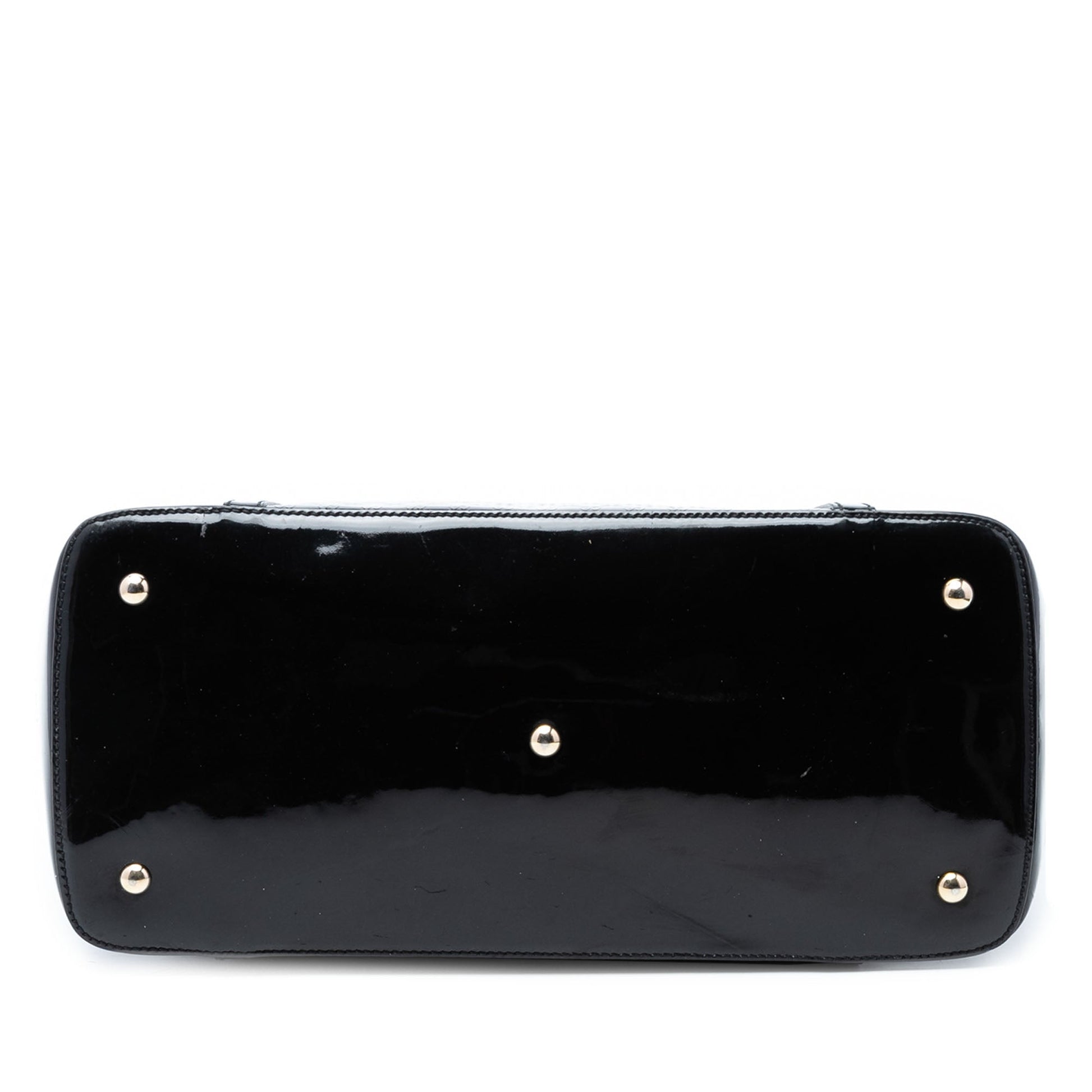 Gucci Large Microguccissima Patent Nice Dome Satchel