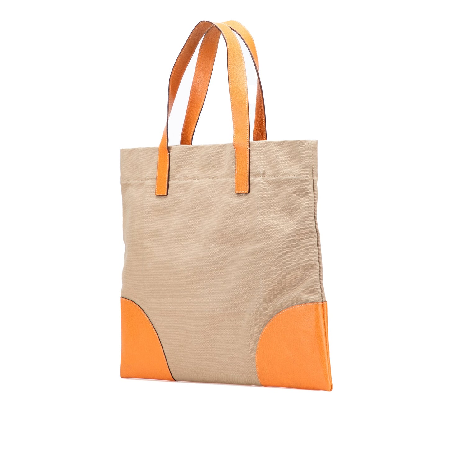 Prada Cinghiale Trimmed Canapa Tote