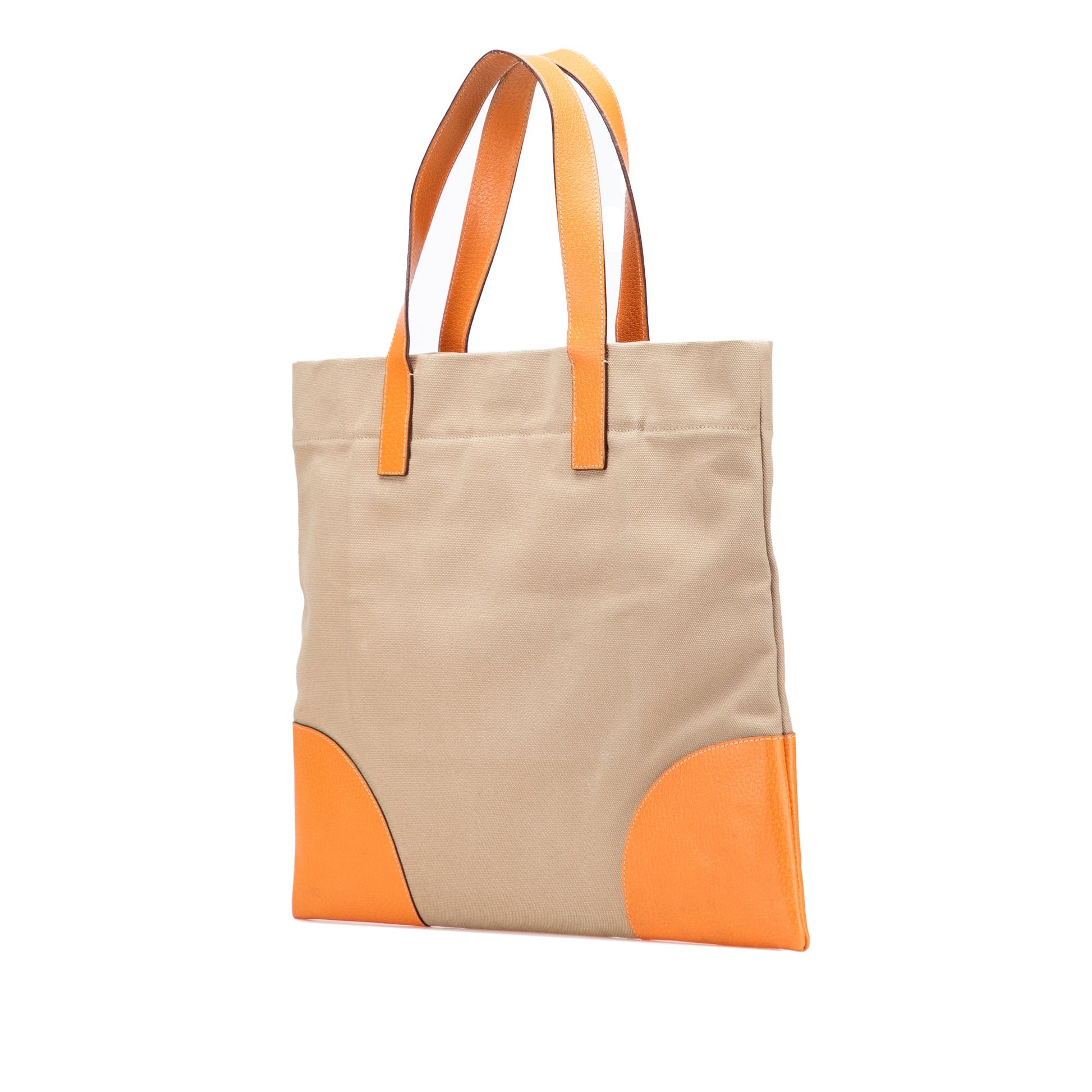 Prada Cinghiale Trimmed Canapa Tote
