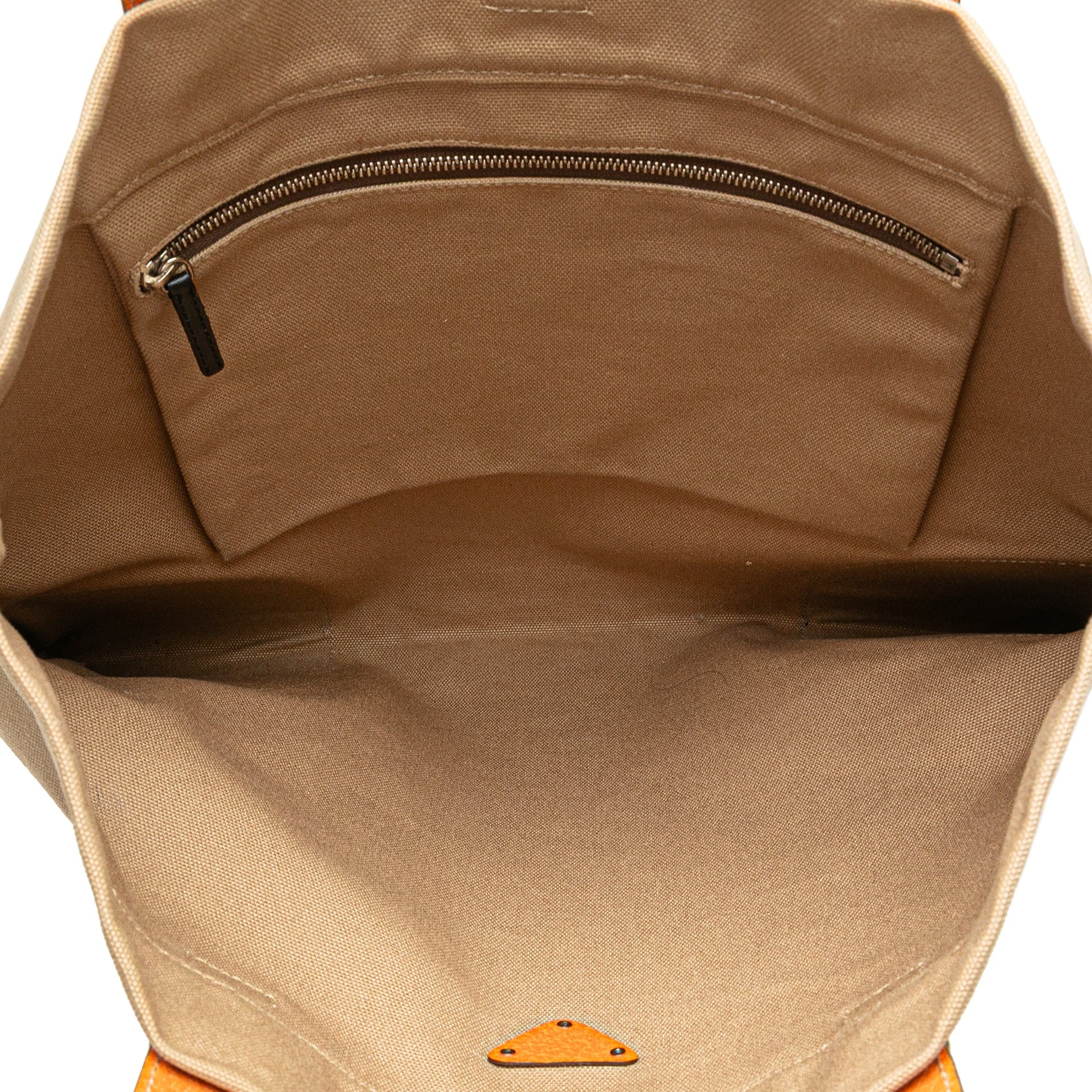 Prada Cinghiale Trimmed Canapa Tote