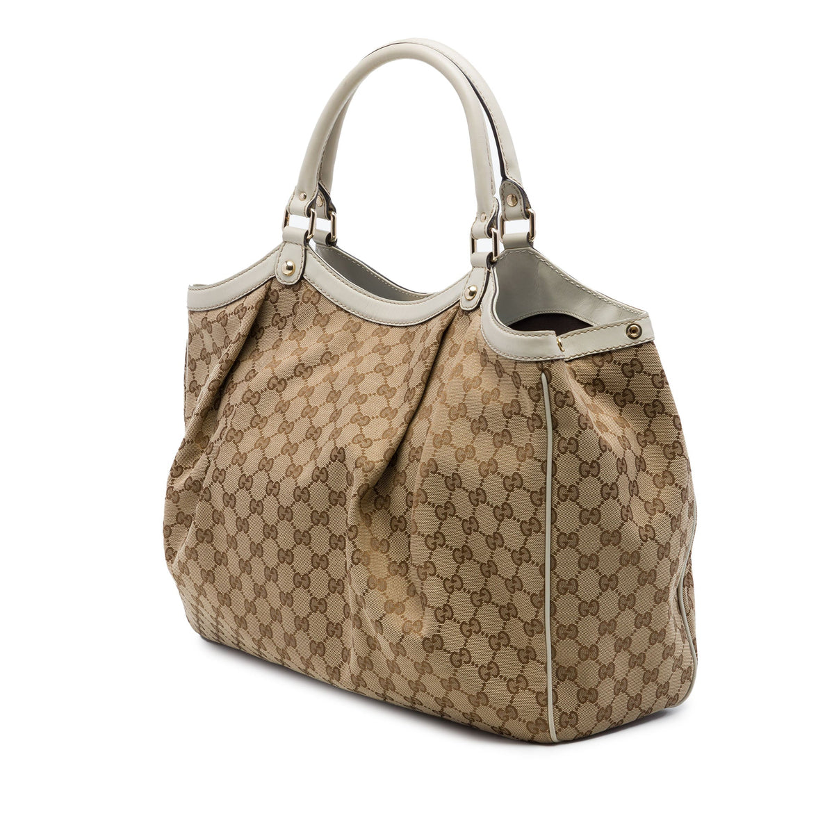 Gucci Large GG Canvas Sukey Tote