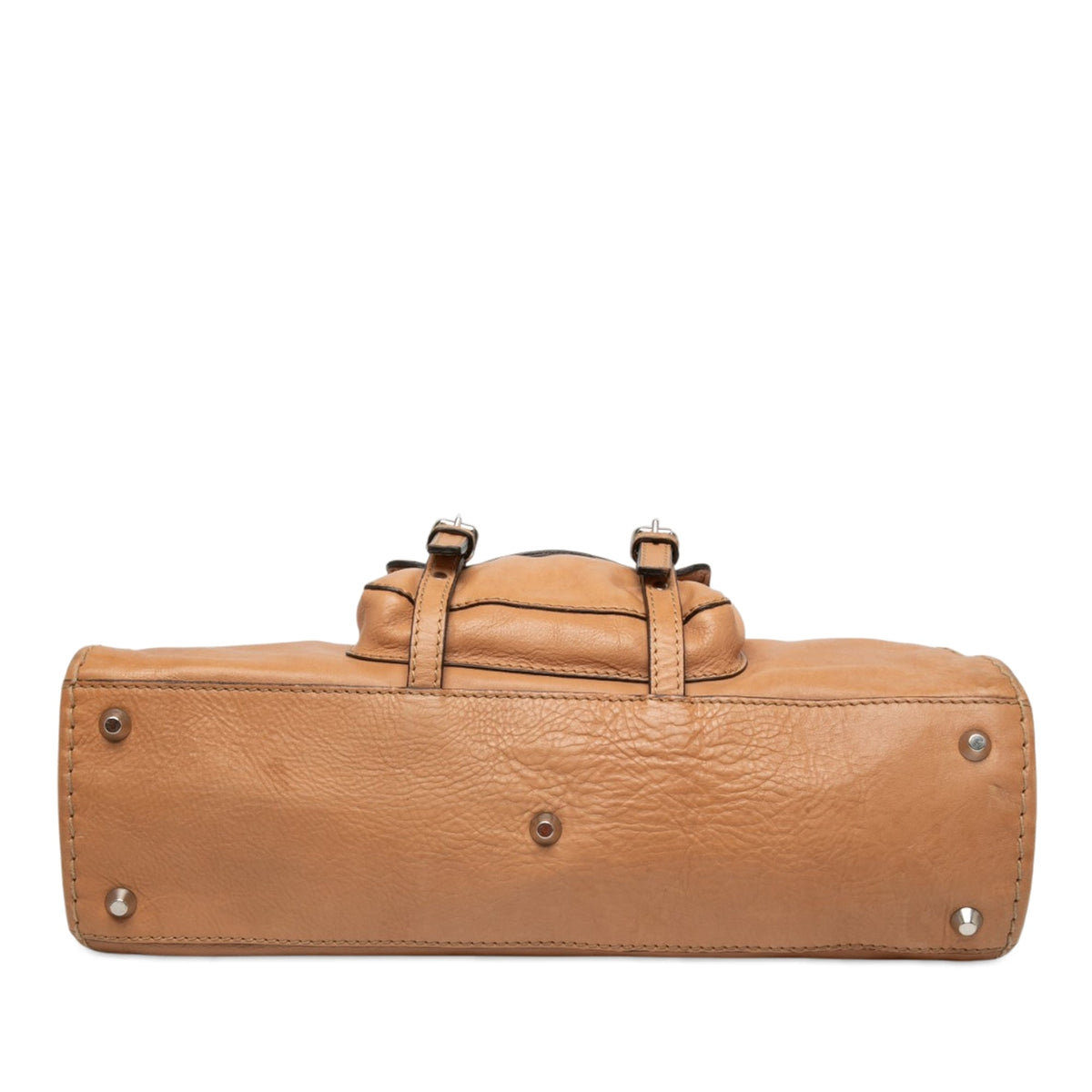Chloé Medium Buffalo Leather Edith Day Satchel — Brown
