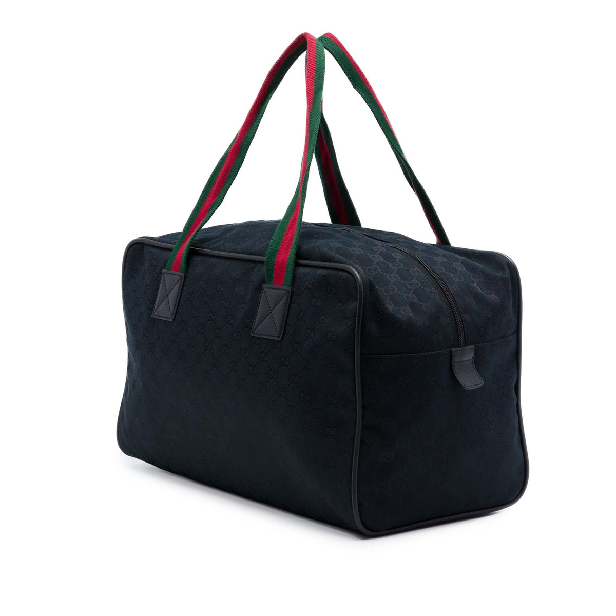 Gucci GG Canvas Web Travel Bag
