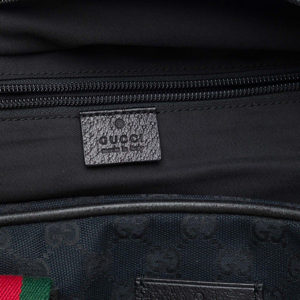 Gucci GG Canvas Web Travel Bag