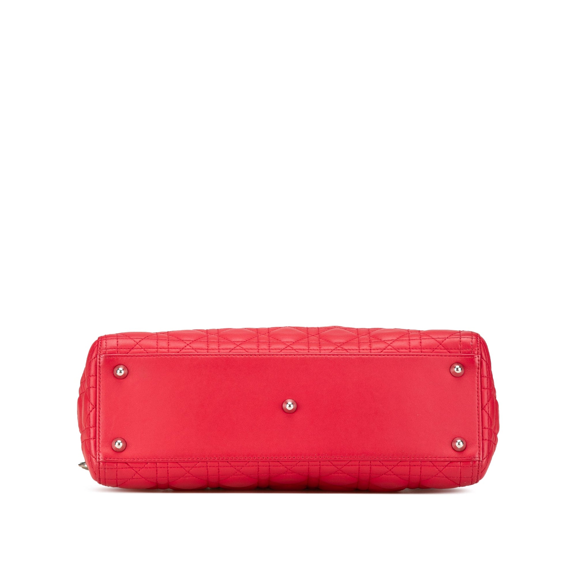 Dior Large Lambskin Cannage Lady Dior