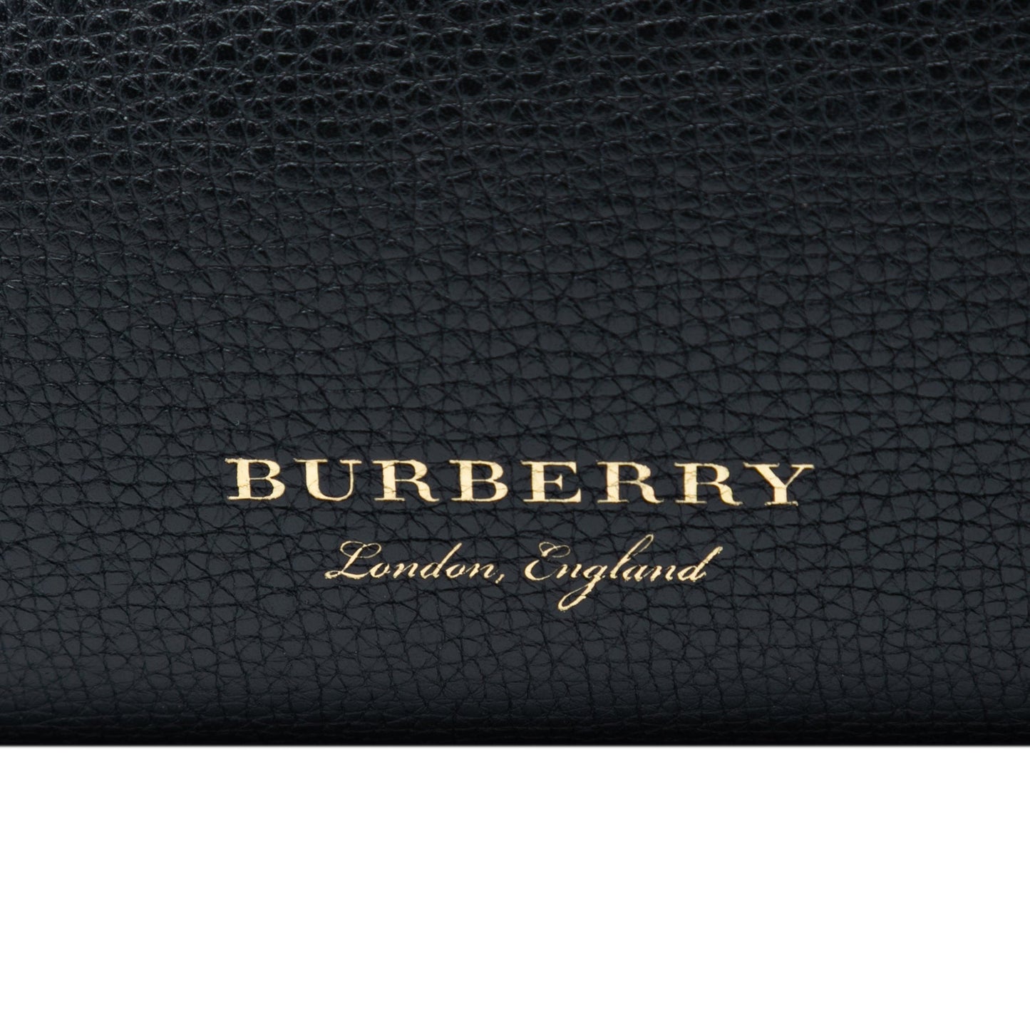 Burberry Medium Leather and House Check Banner Satchel