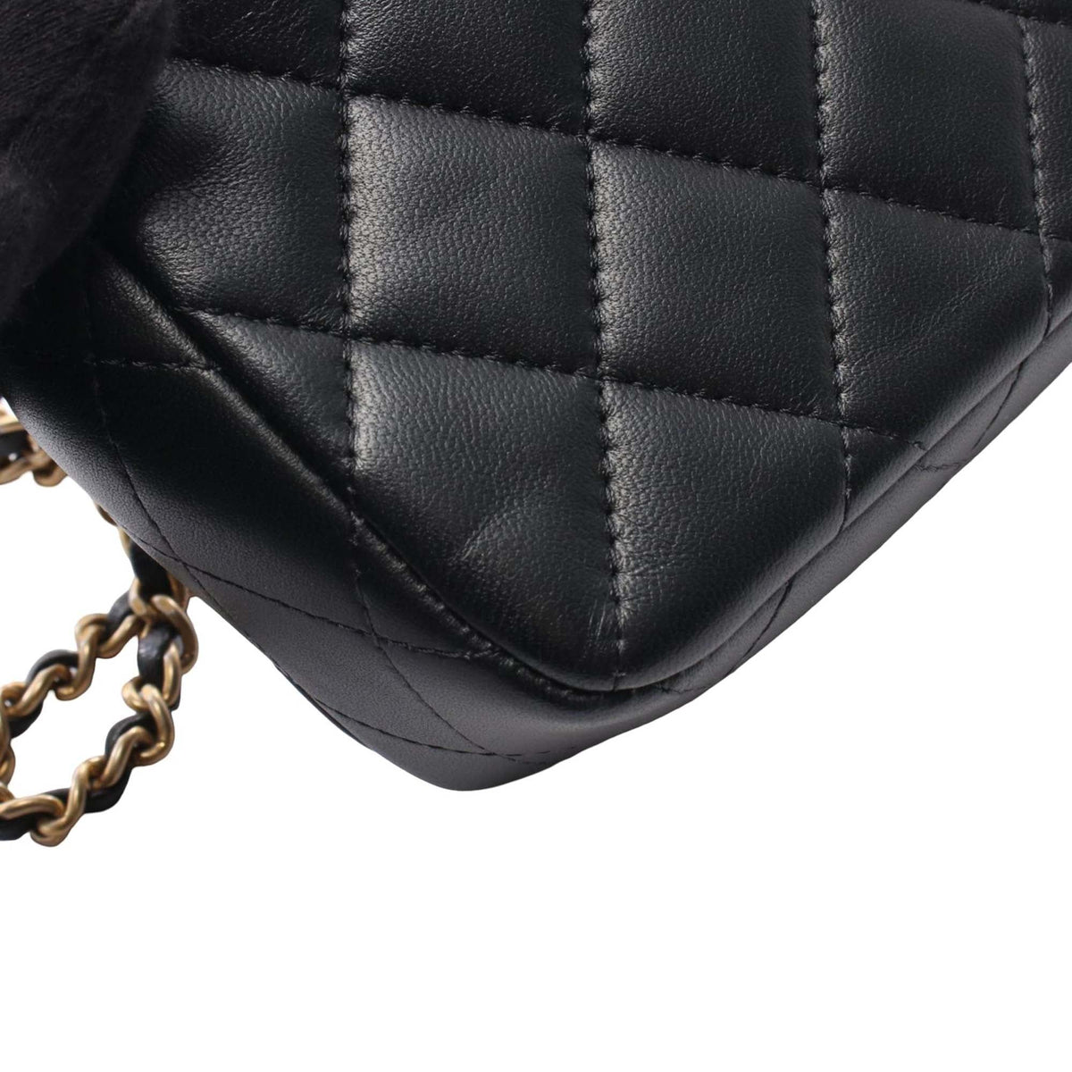 Chanel Mini Quilted Lambskin CC Crystal Full Flap