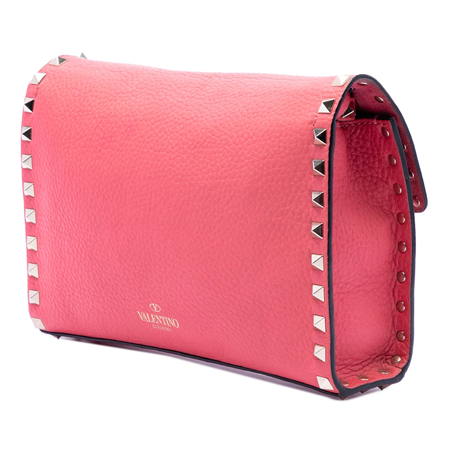 Valentino Small Leather Rockstud Flap Crossbody