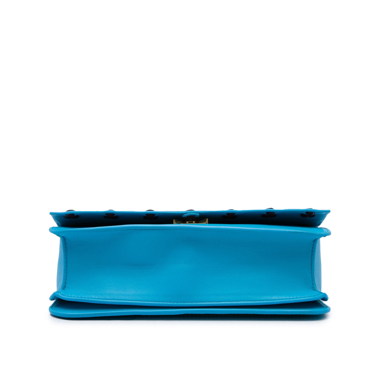 Bottega Veneta Lambskin Whipstitch Flap Crossbody