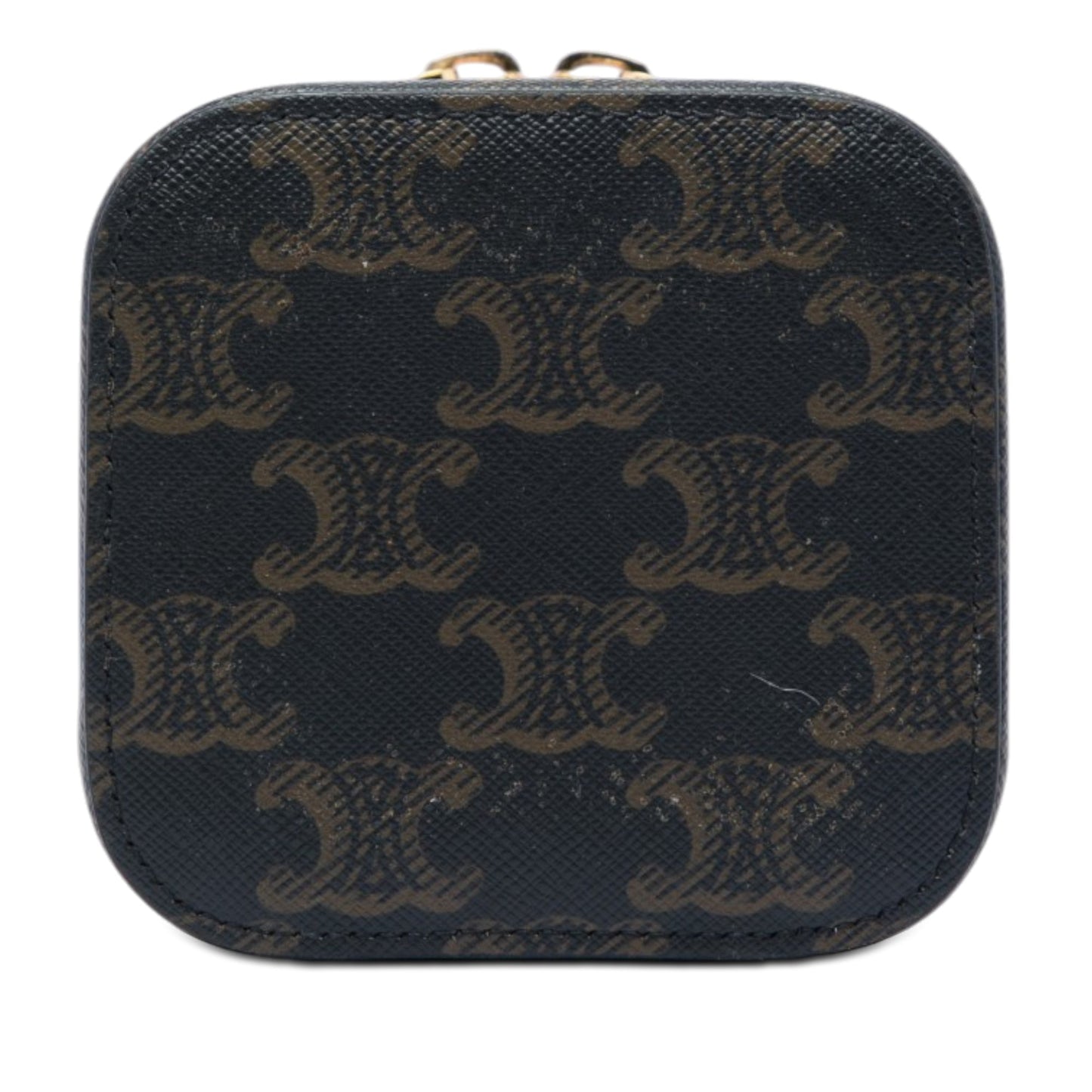 Celine Mini Triomphe Coated Canvas Vanity Case