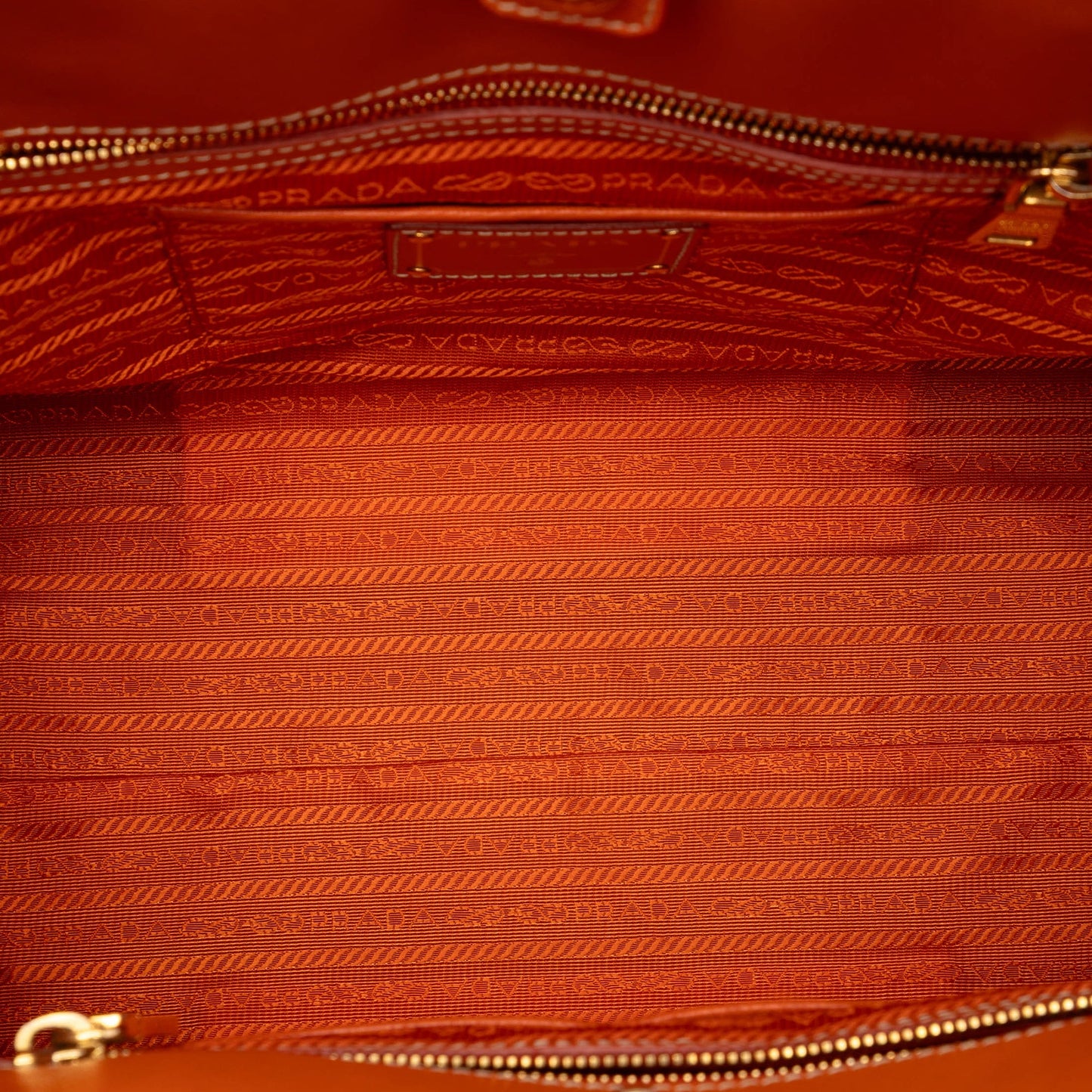 Prada Saffiano Trimmed Canvas Canapa Satchel