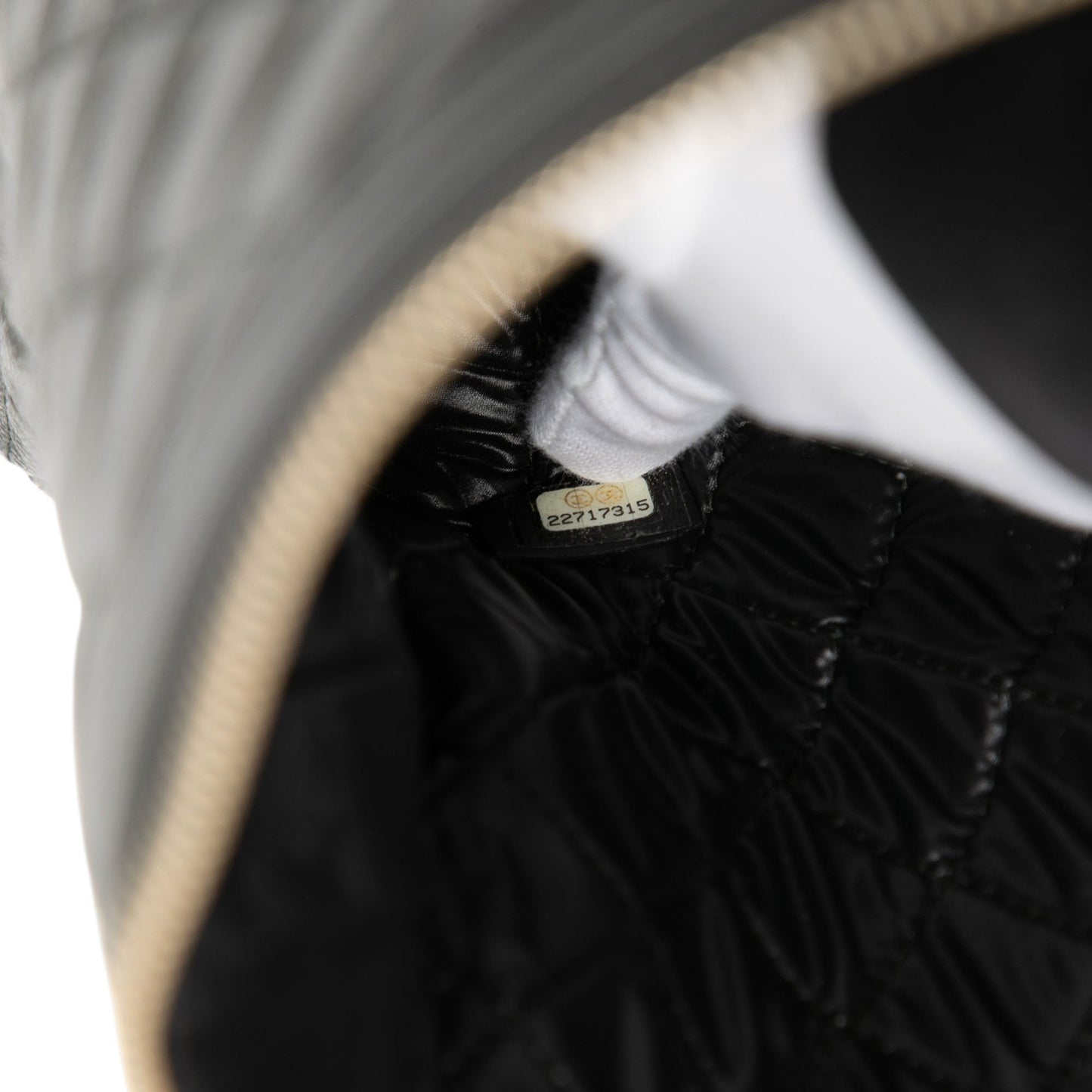 Chanel Large Quilted Caviar Boy O Case Clutch
