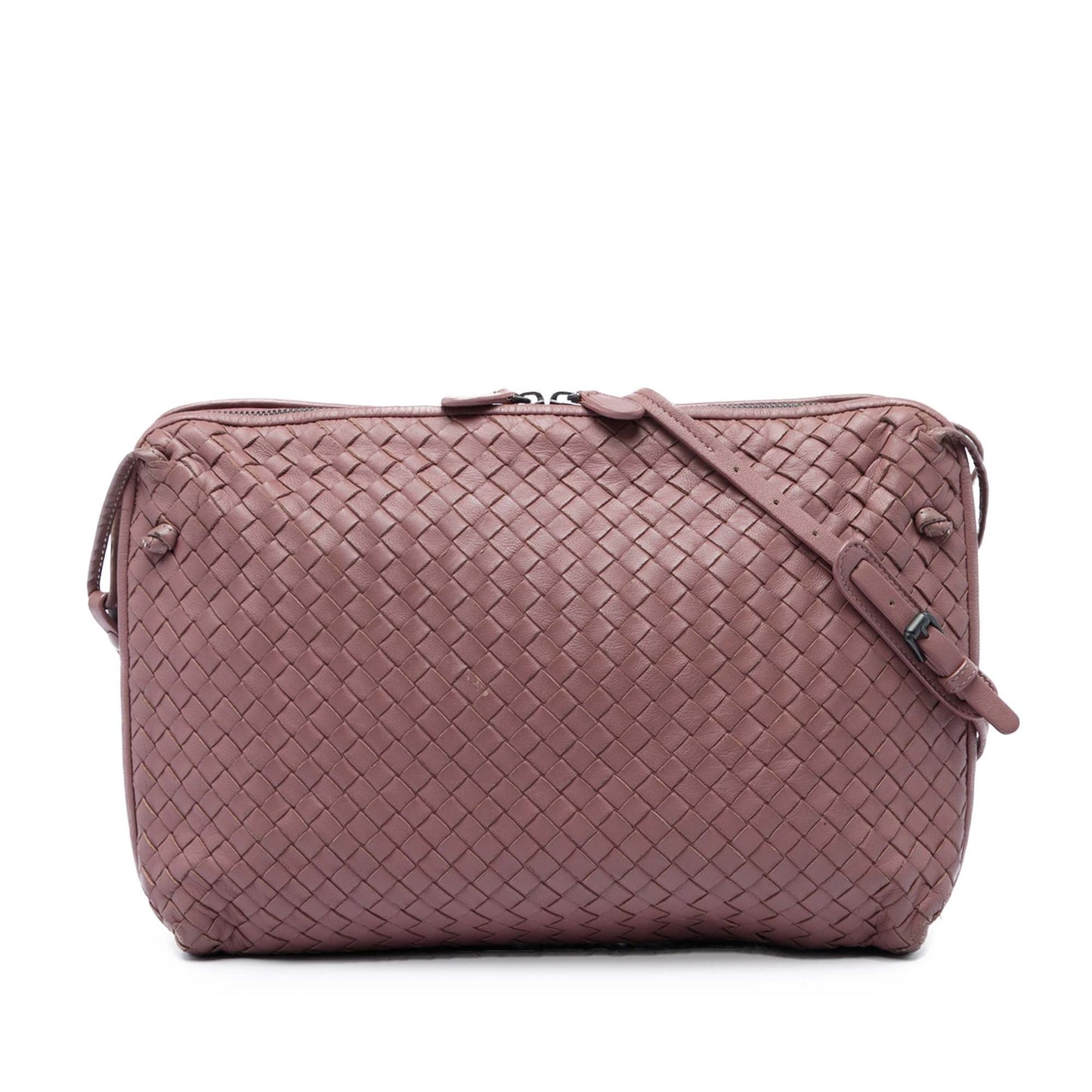 Bottega Veneta Large Nappa Intrecciato Nodini Crossbody