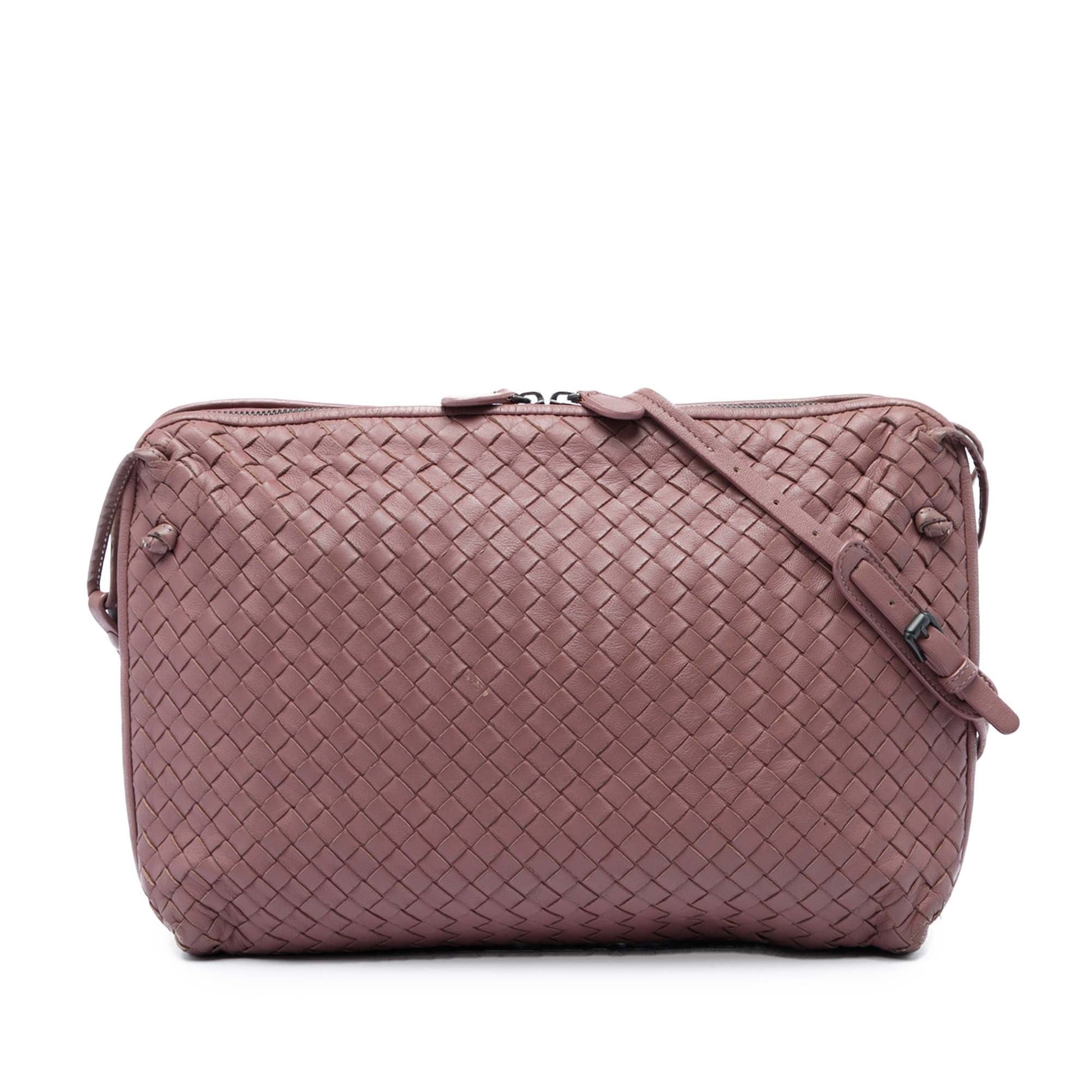 Bottega Veneta Large Nappa Intrecciato Nodini Crossbody