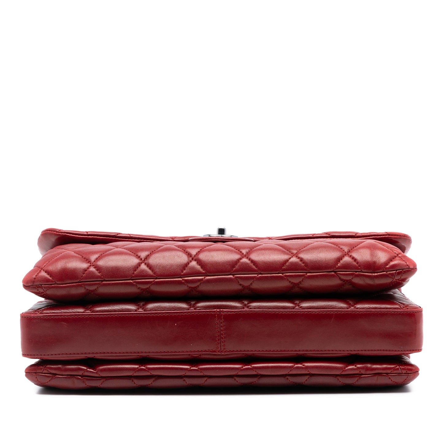 Chanel Maxi Quilted Lambskin 3 Accordion Flap