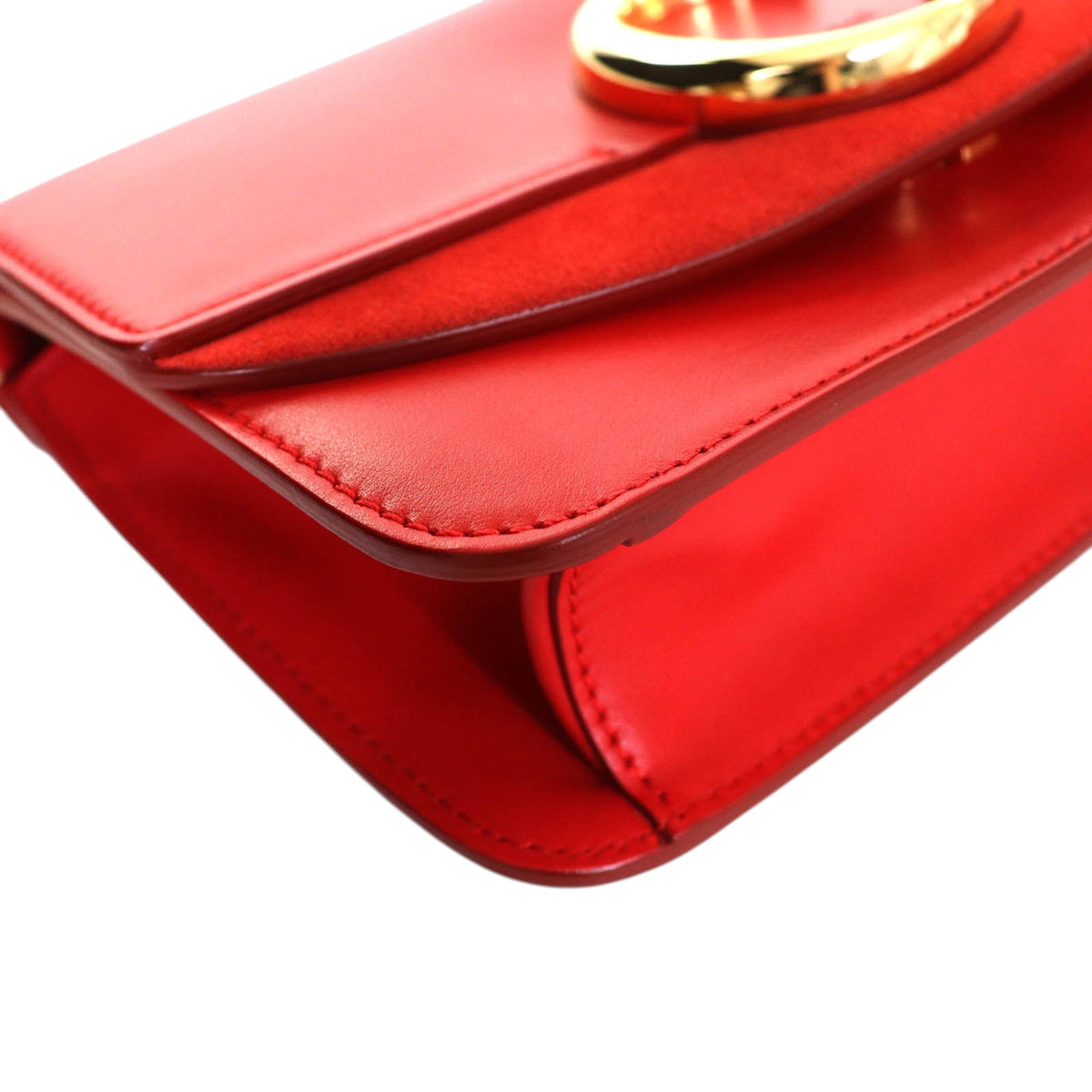 Chloé Mini Calfskin and Suede C Chain Crossbody
