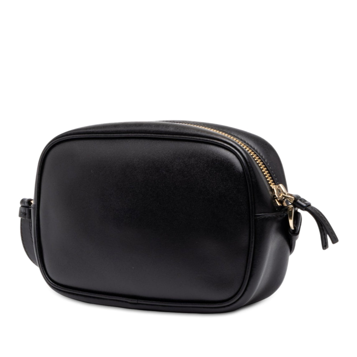 Ferragamo Smooth Calfskin Vara Bow Camera Bag — Black