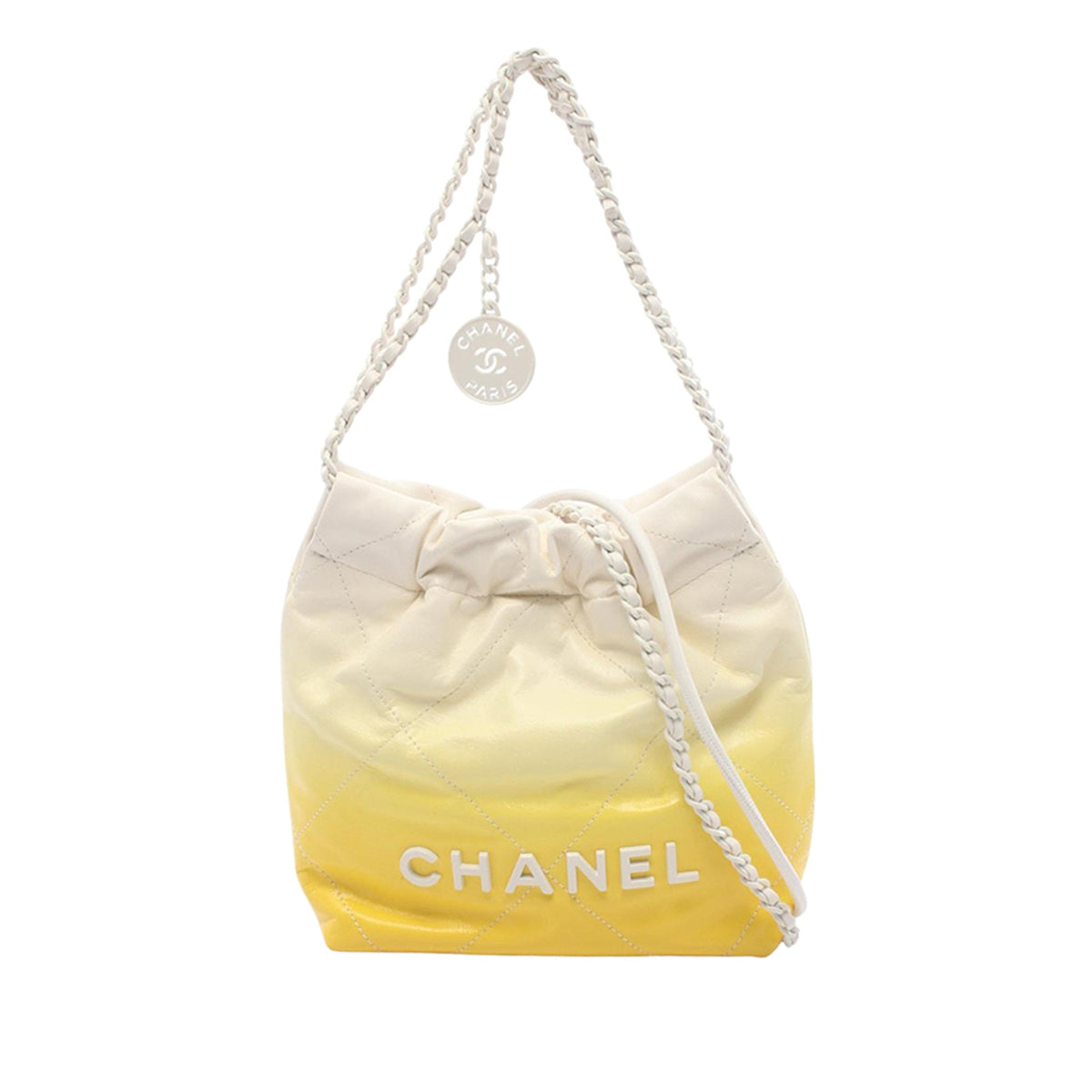 Chanel Mini Shiny Calfskin 22 Handbag