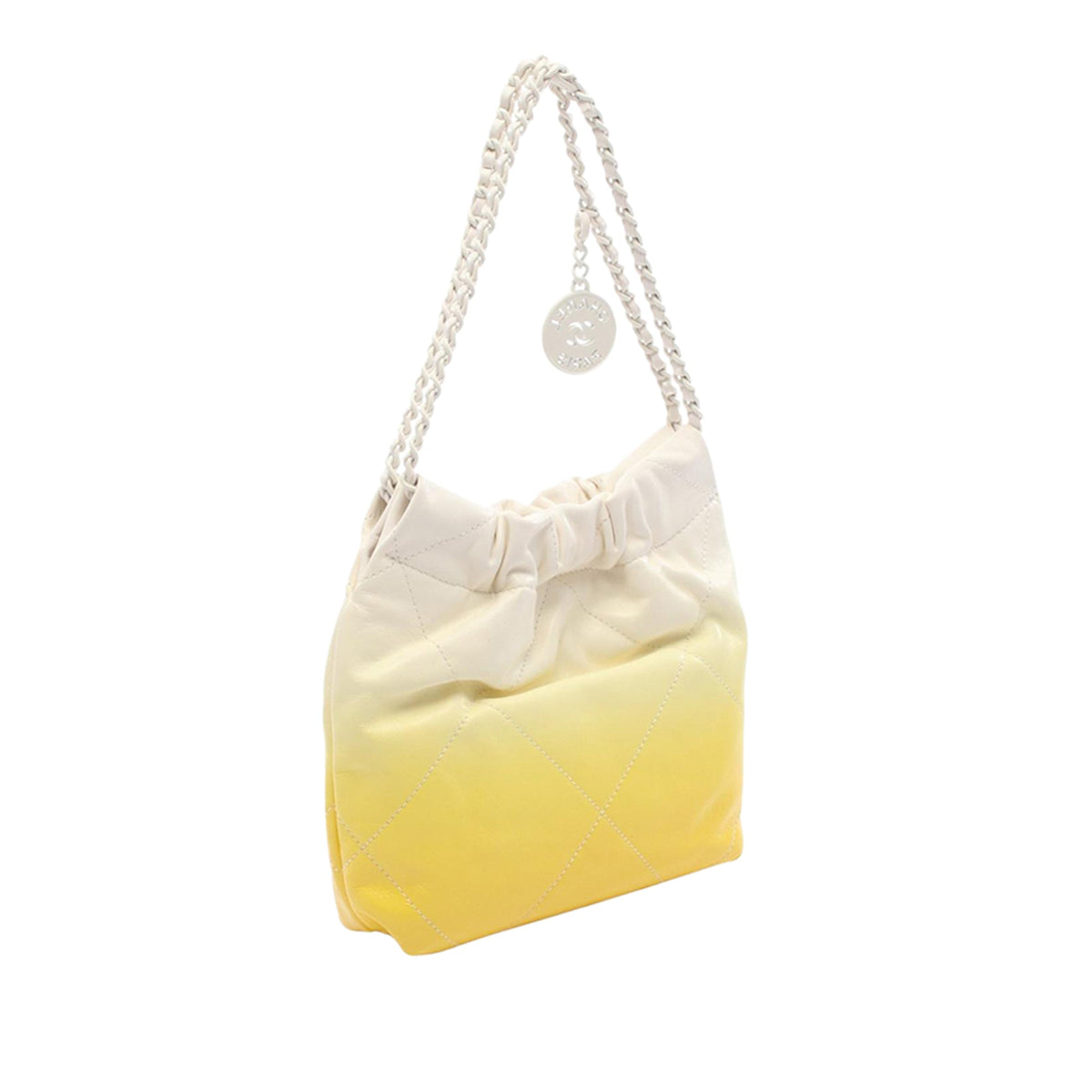 Chanel Mini Shiny Calfskin 22 Handbag