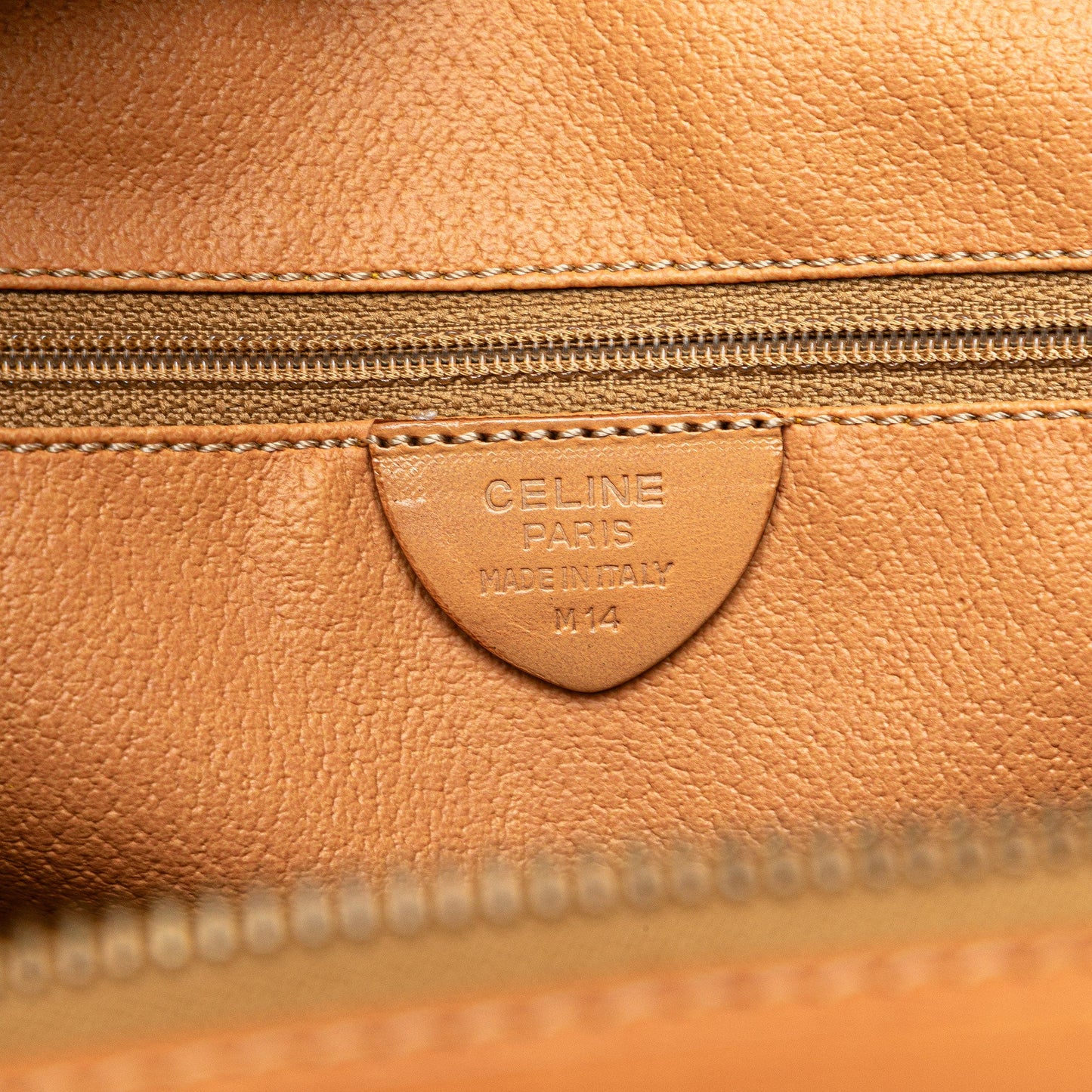Celine Macadam Coated Canvas Handbag