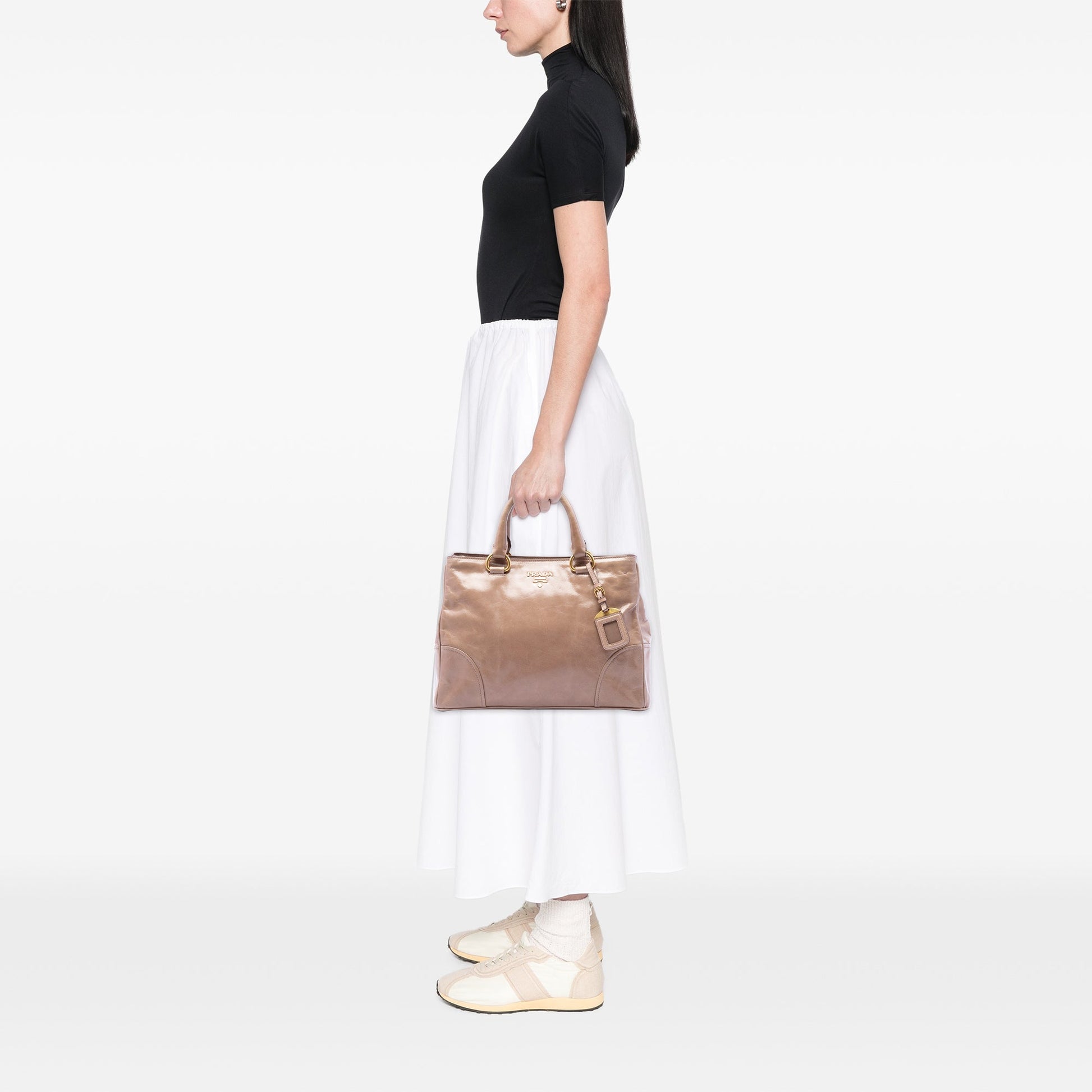 Prada Vitello Shine Satchel