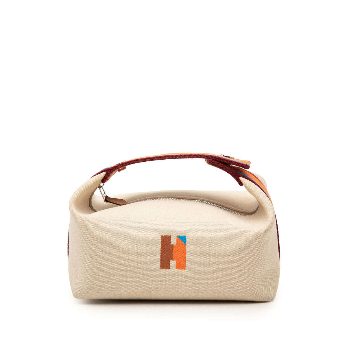 Hermès Small Toile Bride A Brac H Pavillon Case