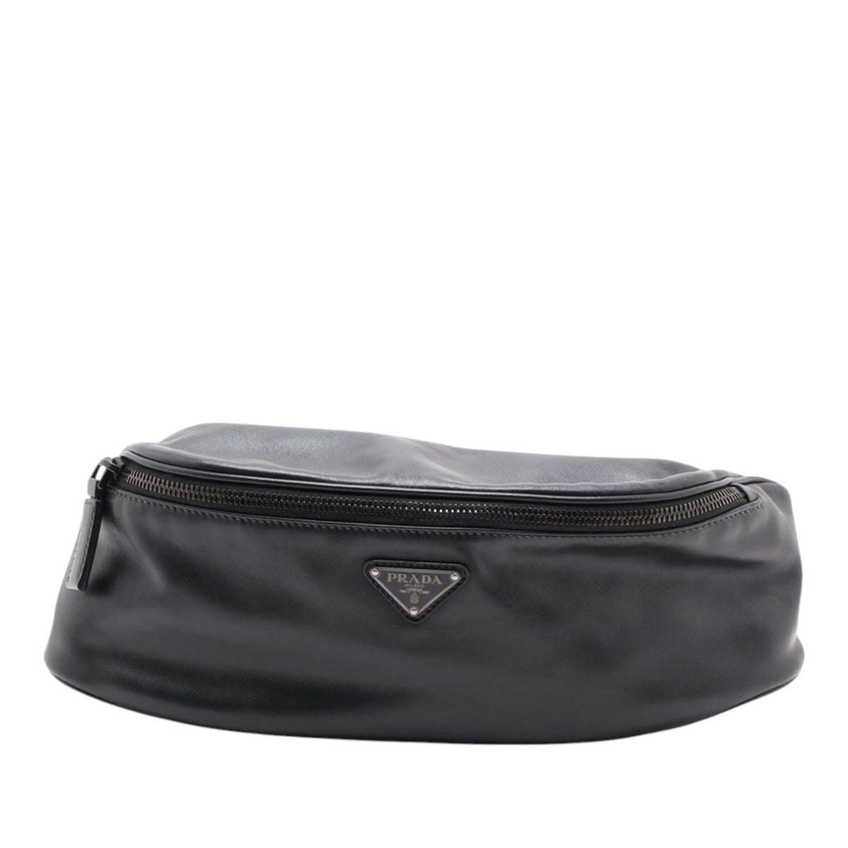Prada Leather Belt Bag — Black
