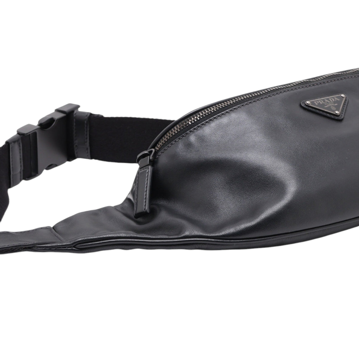 Prada Leather Belt Bag — Black