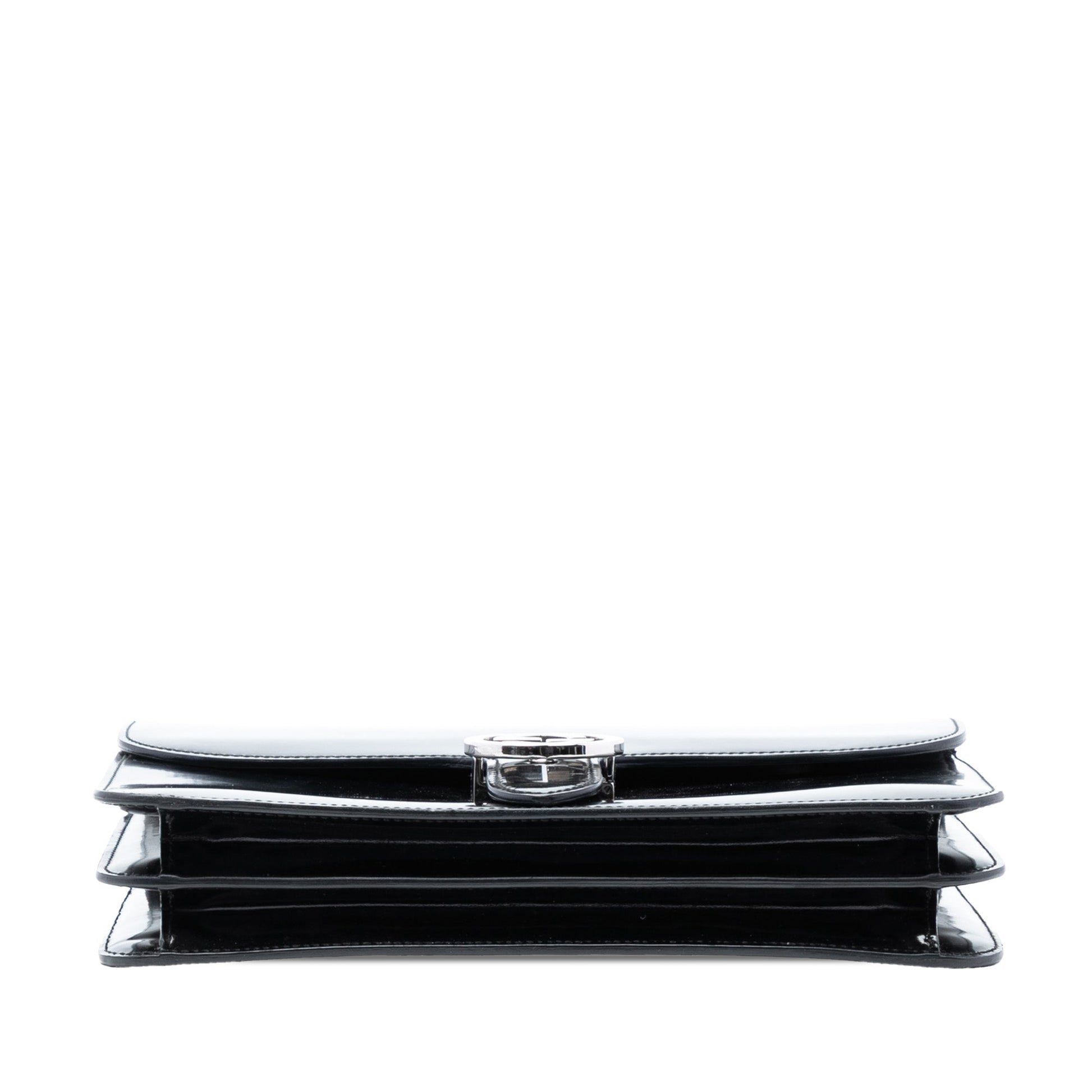 Gucci Medium Polished Calfskin Dollar Interlocking G Crossbody