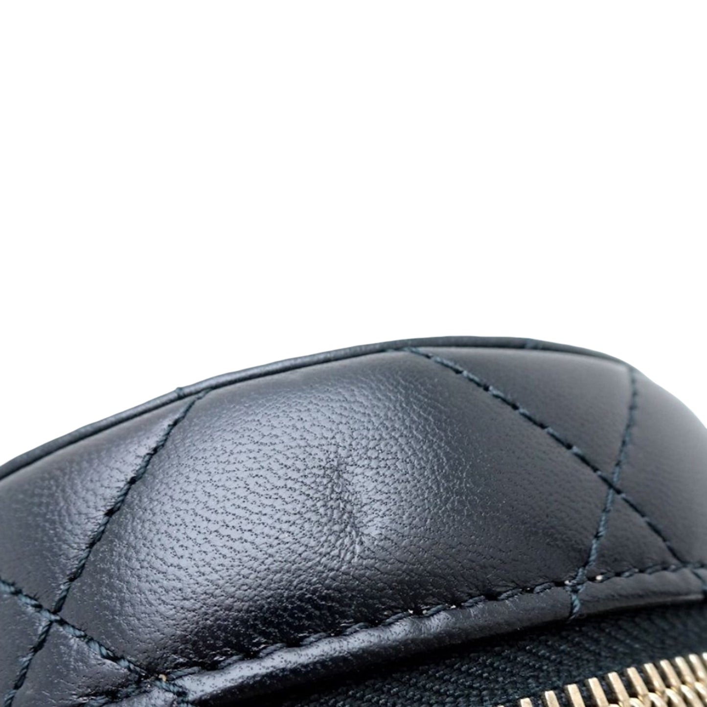 Chanel Small Quilted Lambskin Side Note Vanity Case