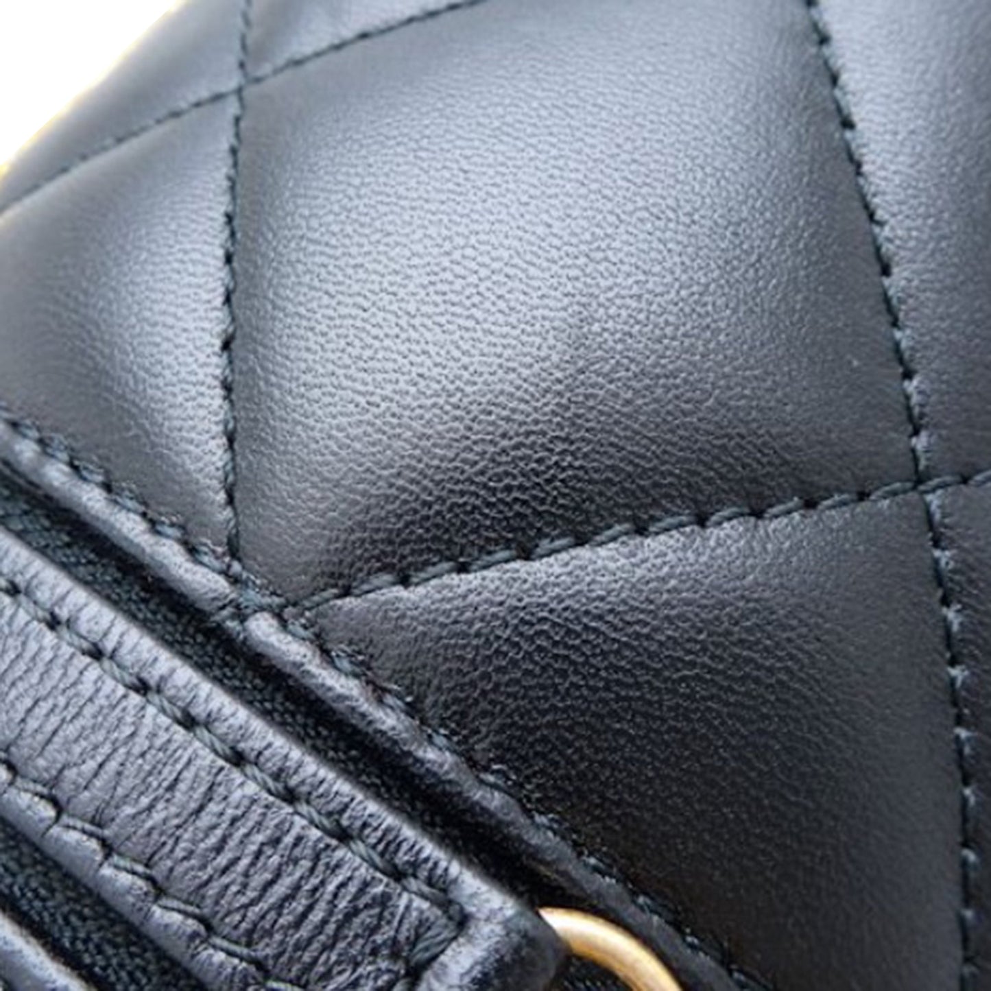 Chanel Small Quilted Lambskin Side Note Vanity Case