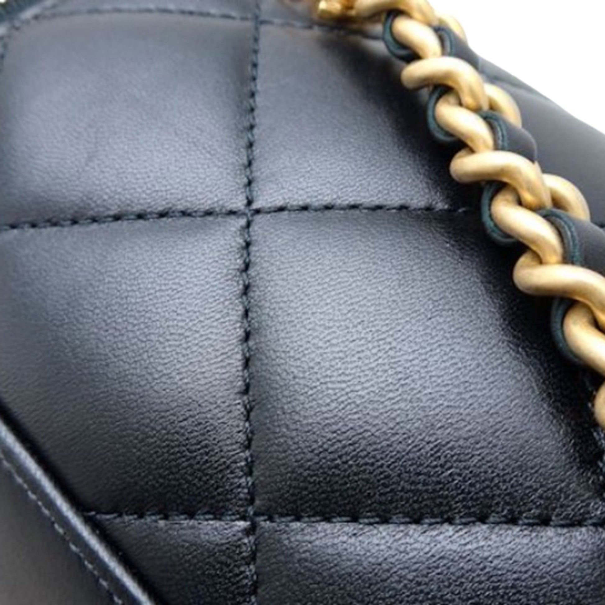 Chanel Small Quilted Lambskin Side Note Vanity Case