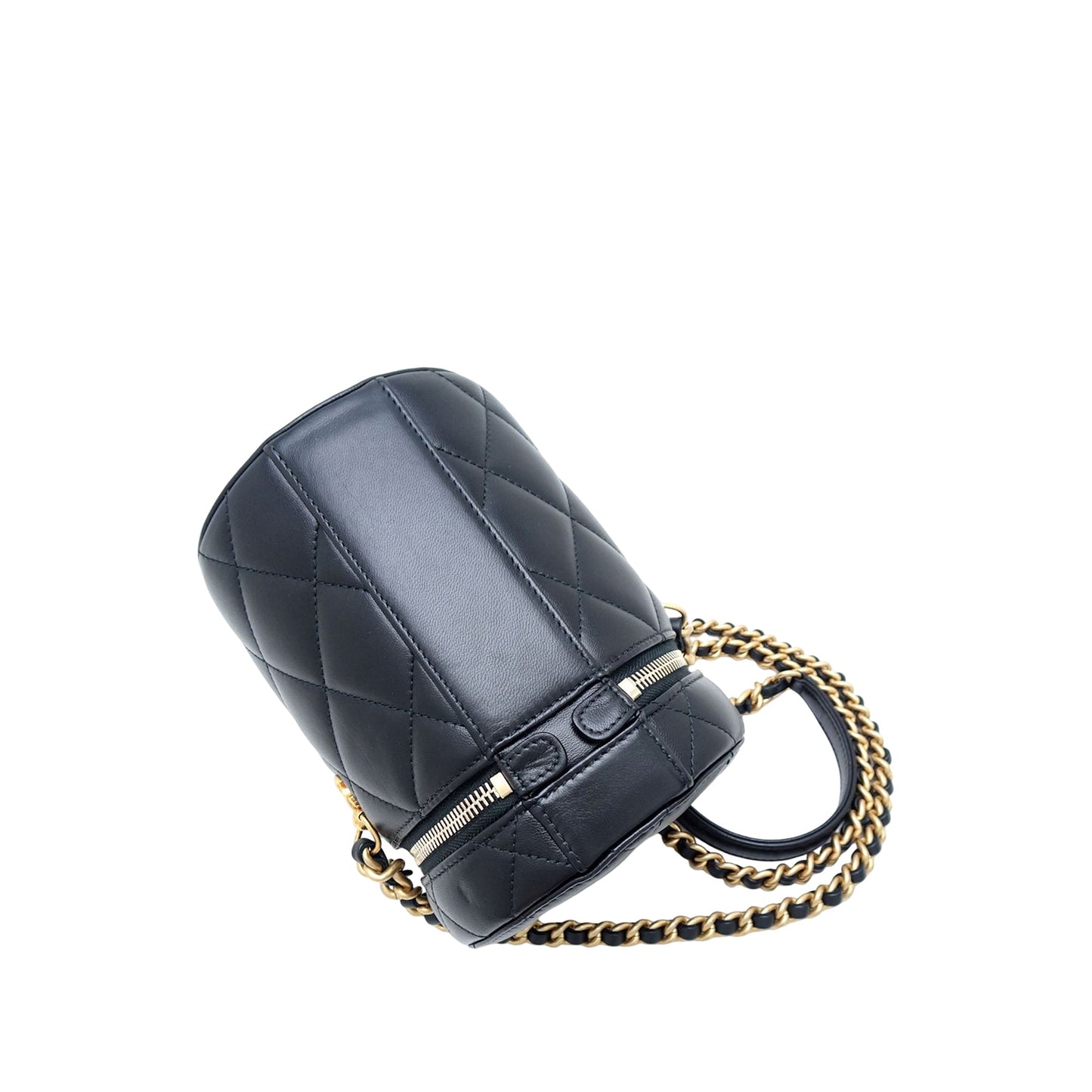 Chanel Small Quilted Lambskin Side Note Vanity Case