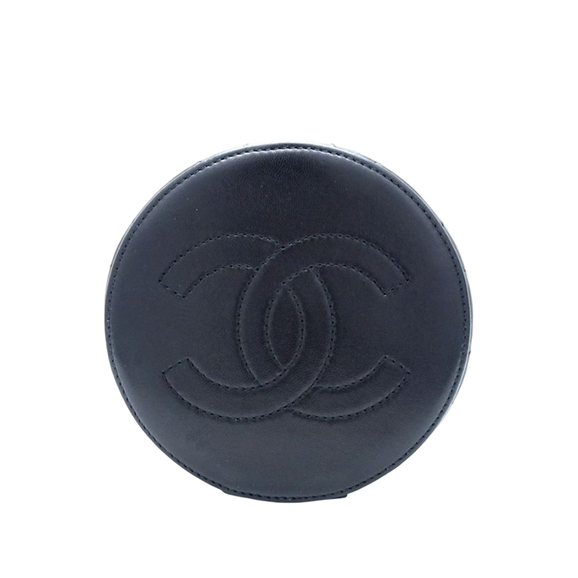 Chanel Small Quilted Lambskin Side Note Vanity Case