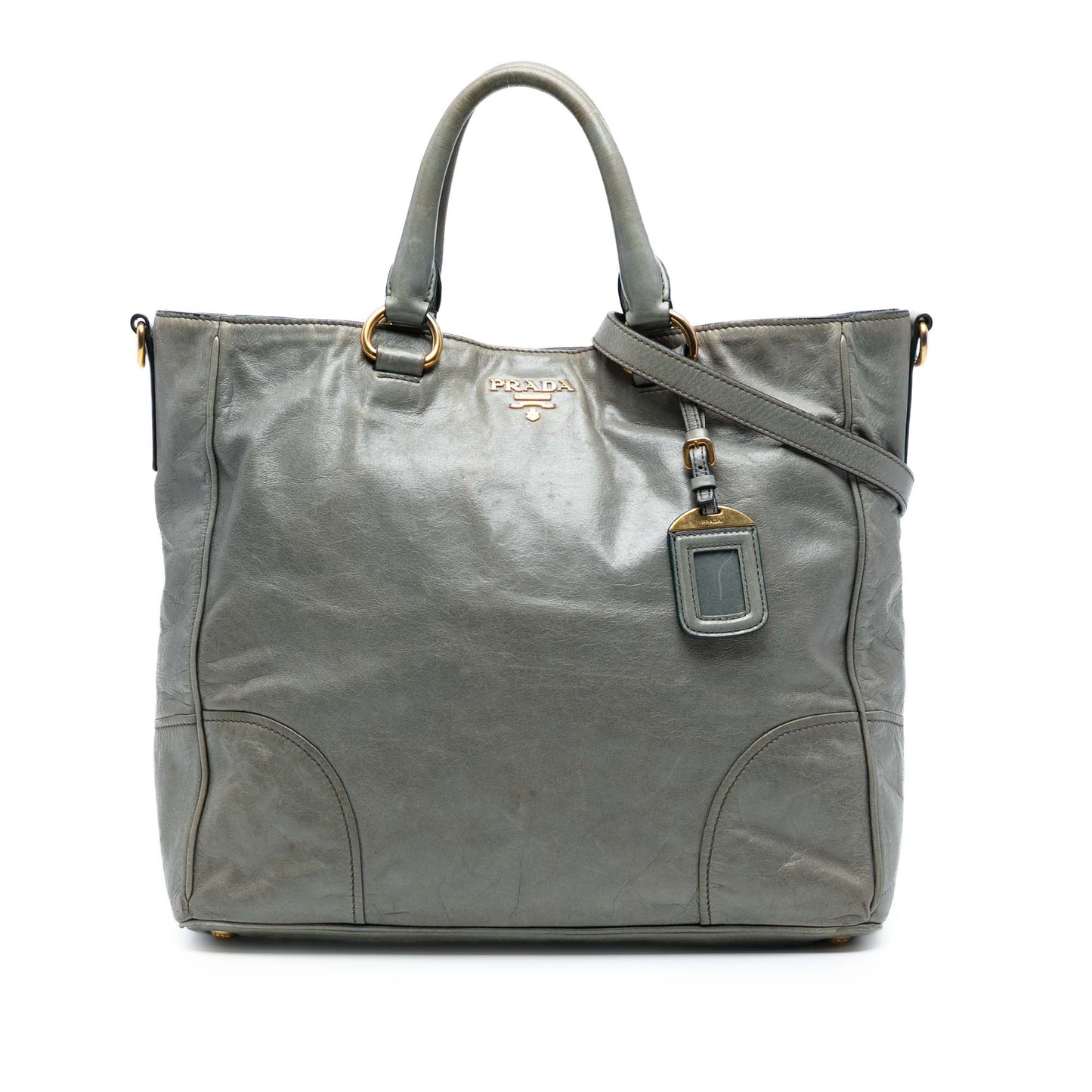 Prada Vitello Shine Satchel
