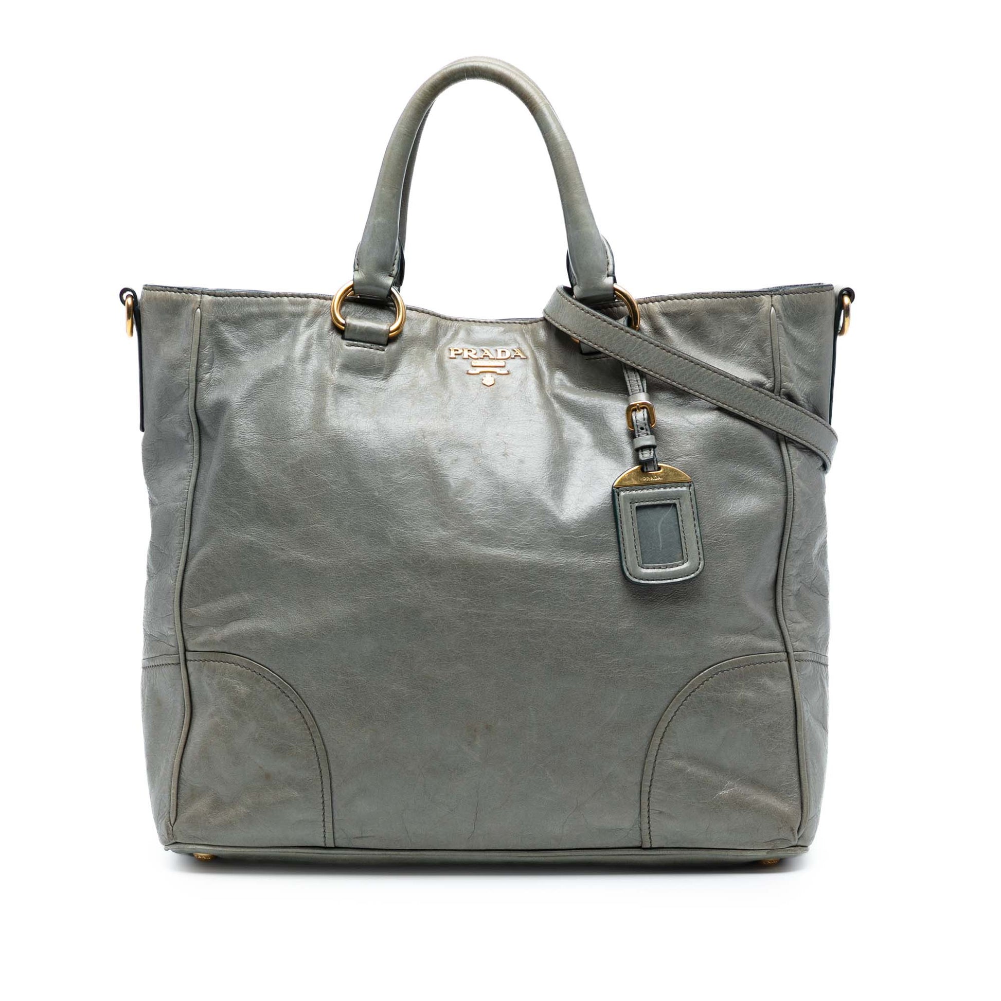 Prada Vitello Shine Satchel