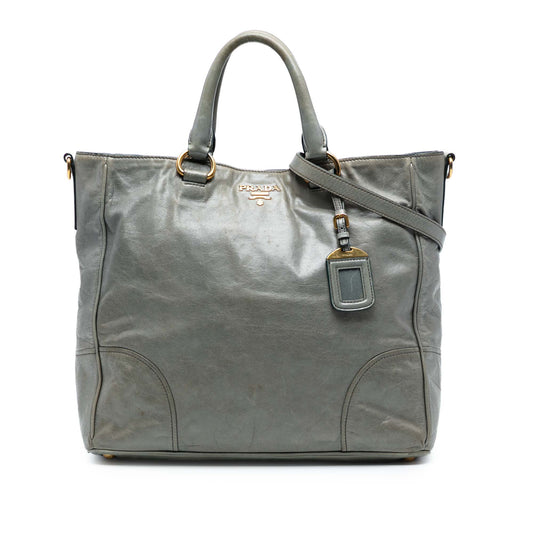 Prada Vitello Shine Satchel