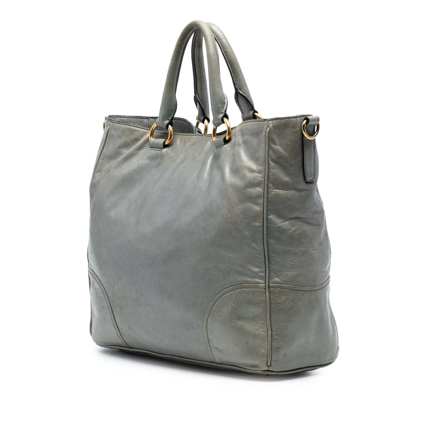 Prada Vitello Shine Satchel