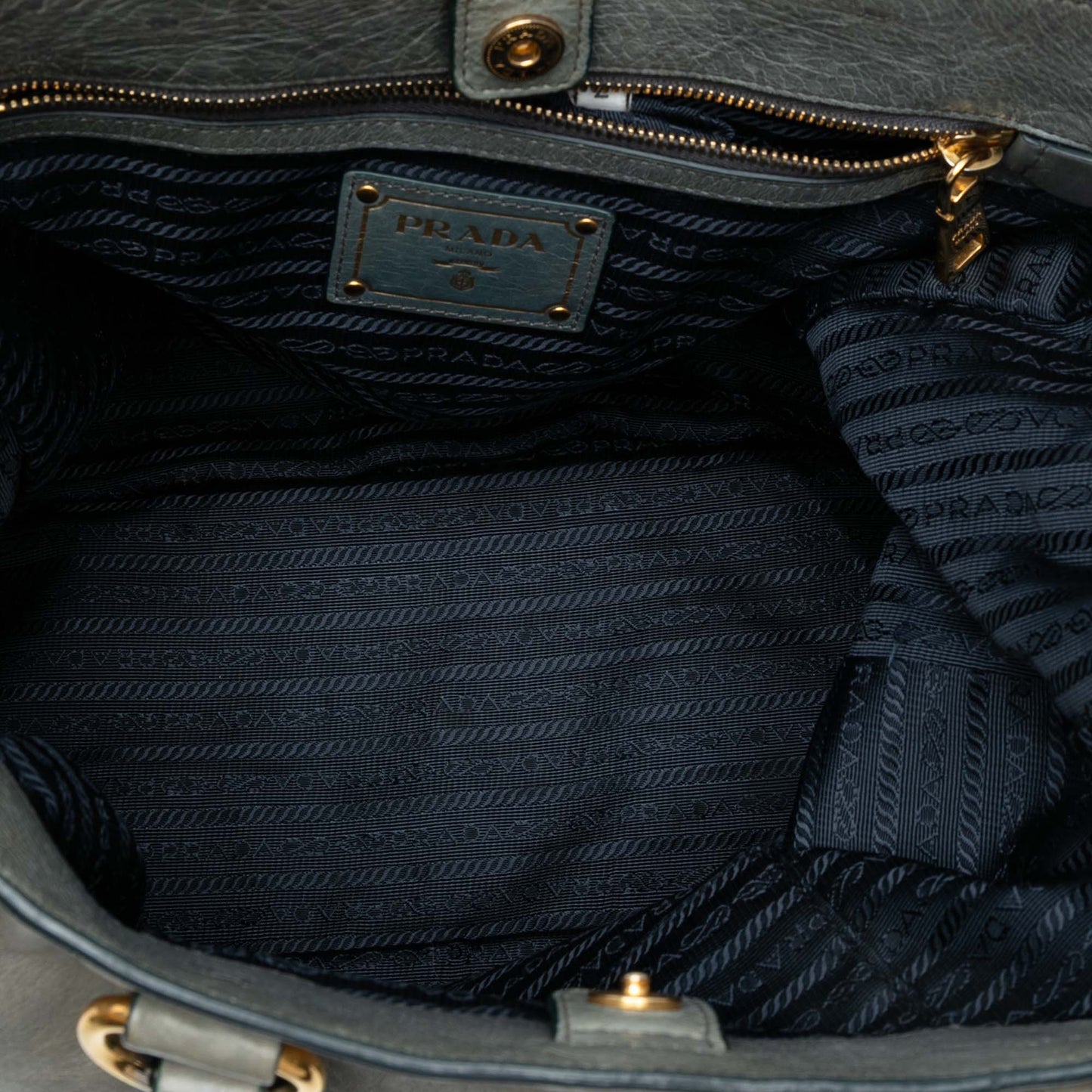 Prada Vitello Shine Satchel