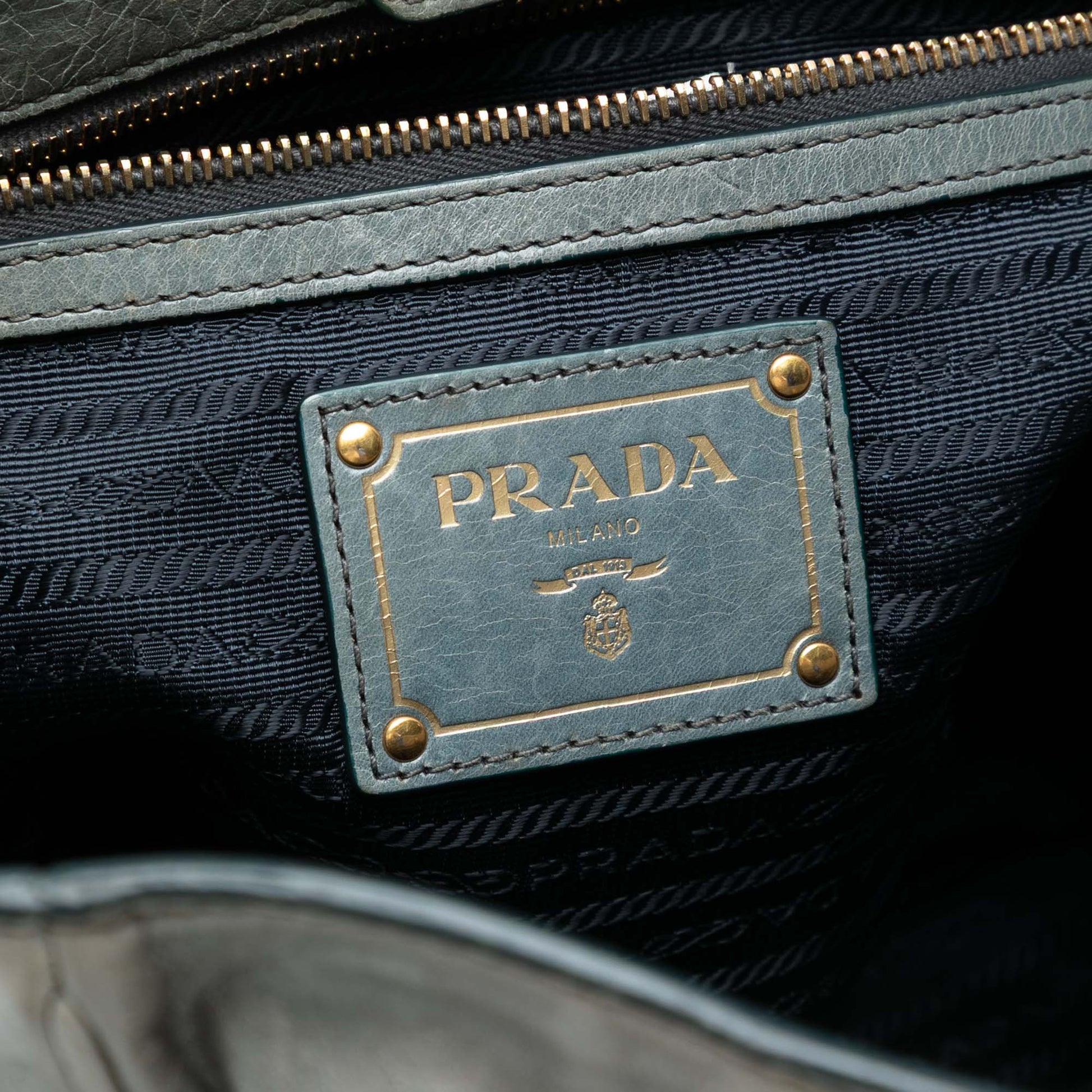 Prada Vitello Shine Satchel
