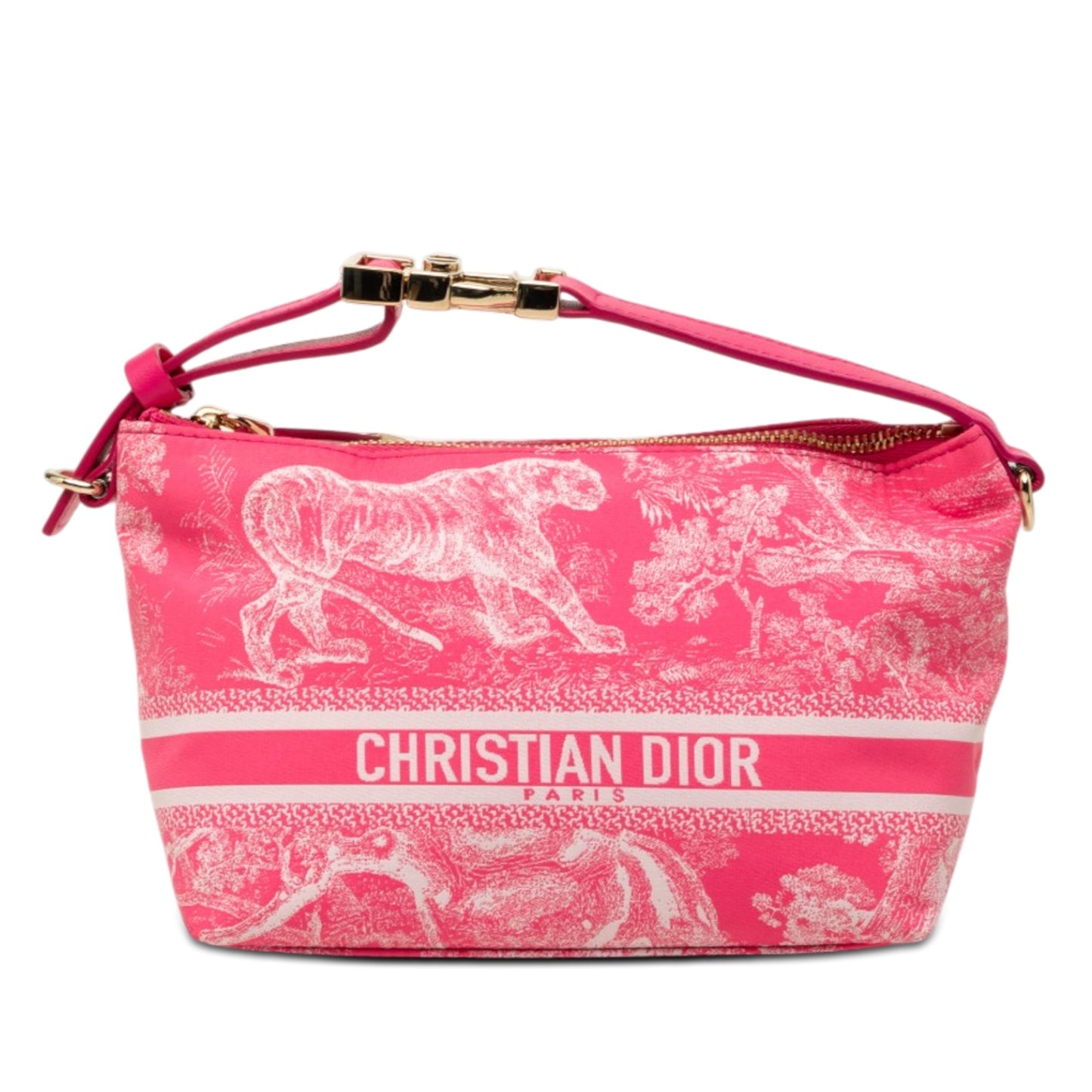Dior Small Technical Fabric Toile de Jouy Reverse DiorTravel Nomad Pouch