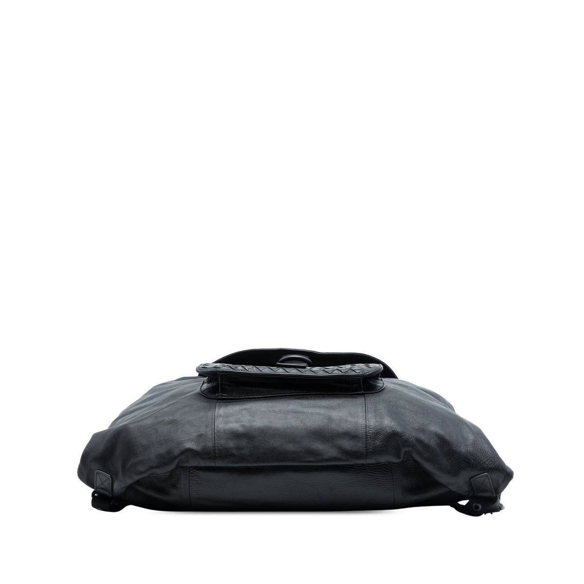 Bottega Veneta Intrecciato Trimmed Leather Drawstring Backpack