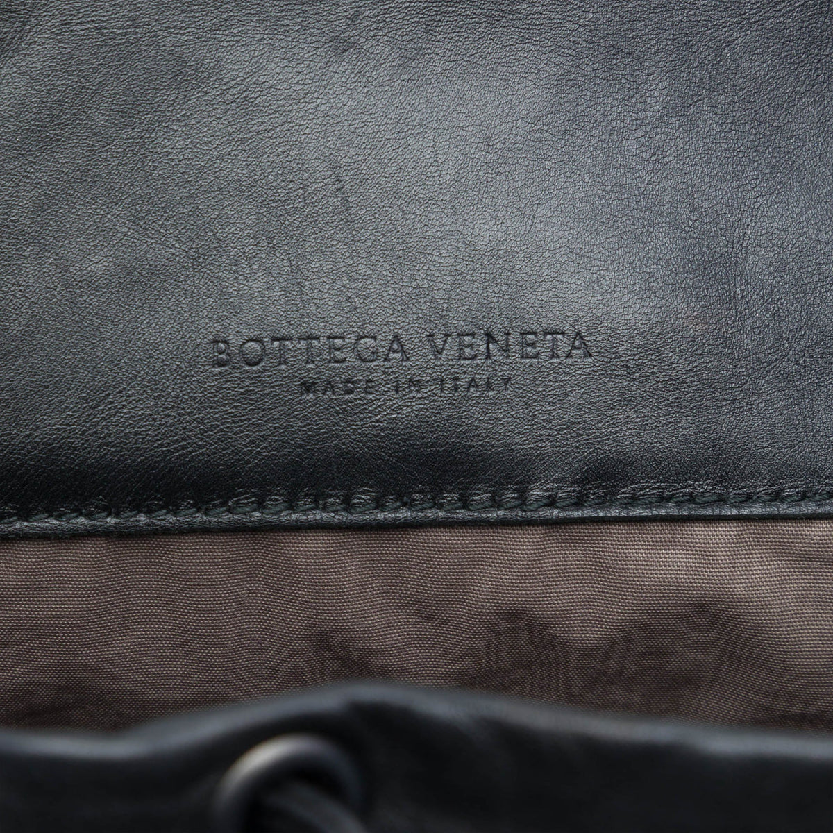 Bottega Veneta Intrecciato Trimmed Leather Drawstring Backpack
