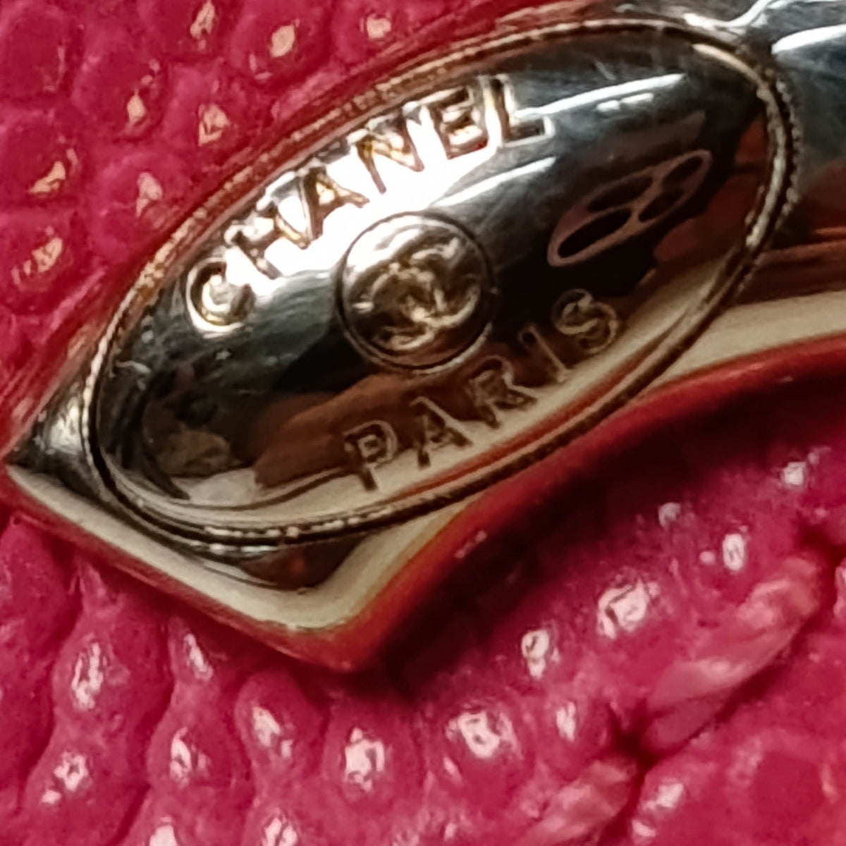 Chanel Small Quilted Caviar Coco Top Handle Bag — Pink